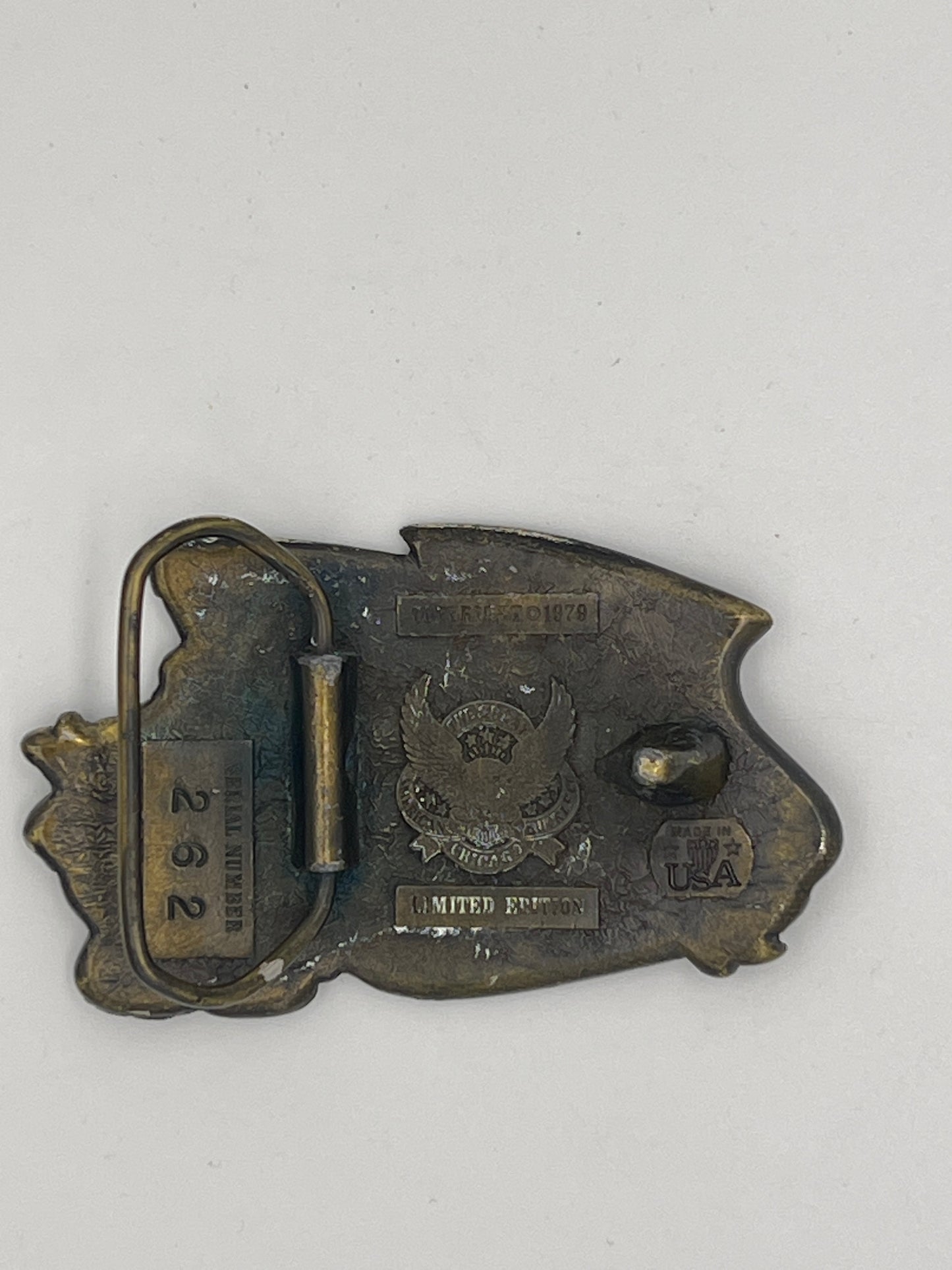 1979 Great American "Gear Head" Belt Buckle