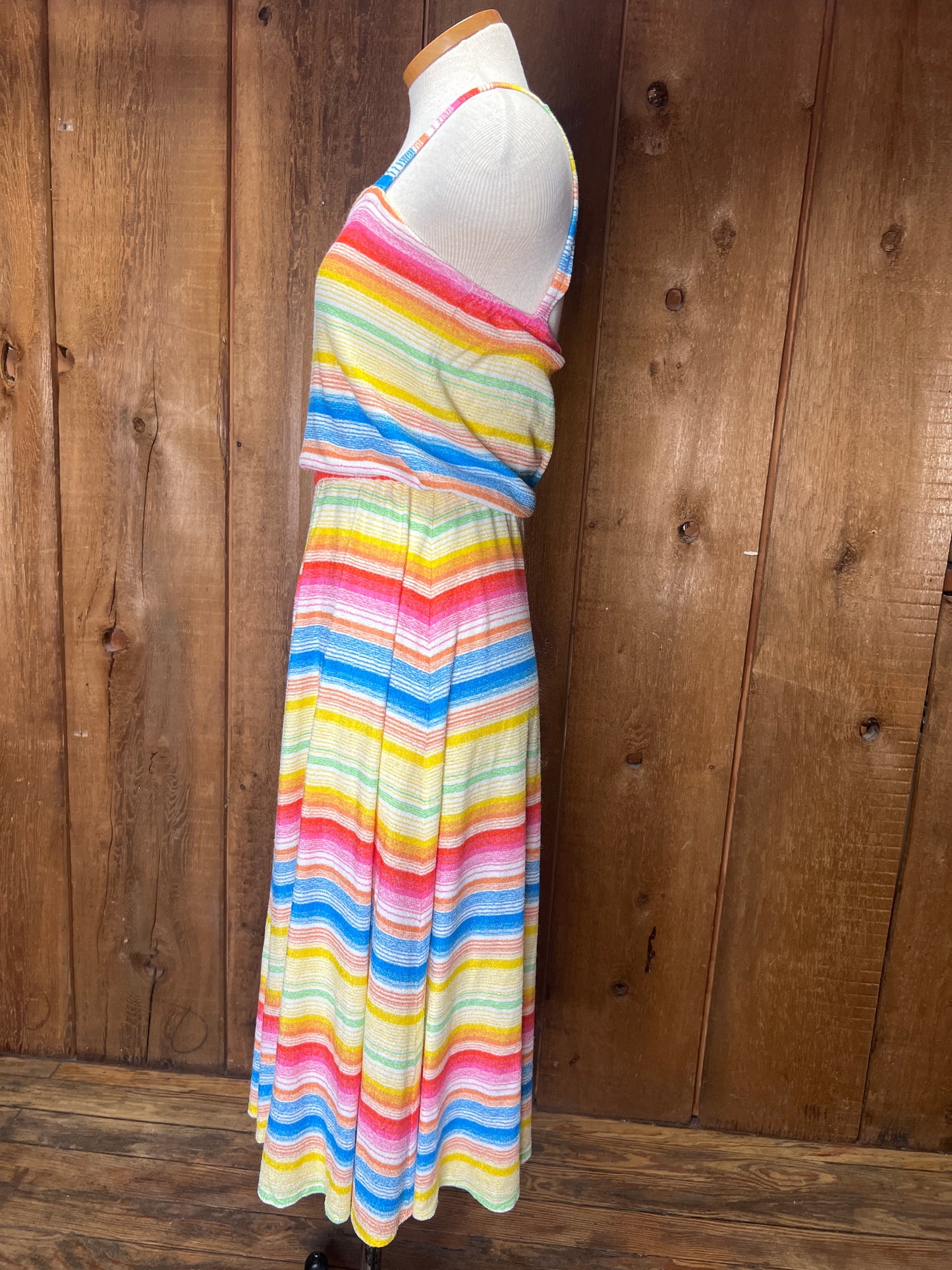 70s Rainbow Sundress S/M