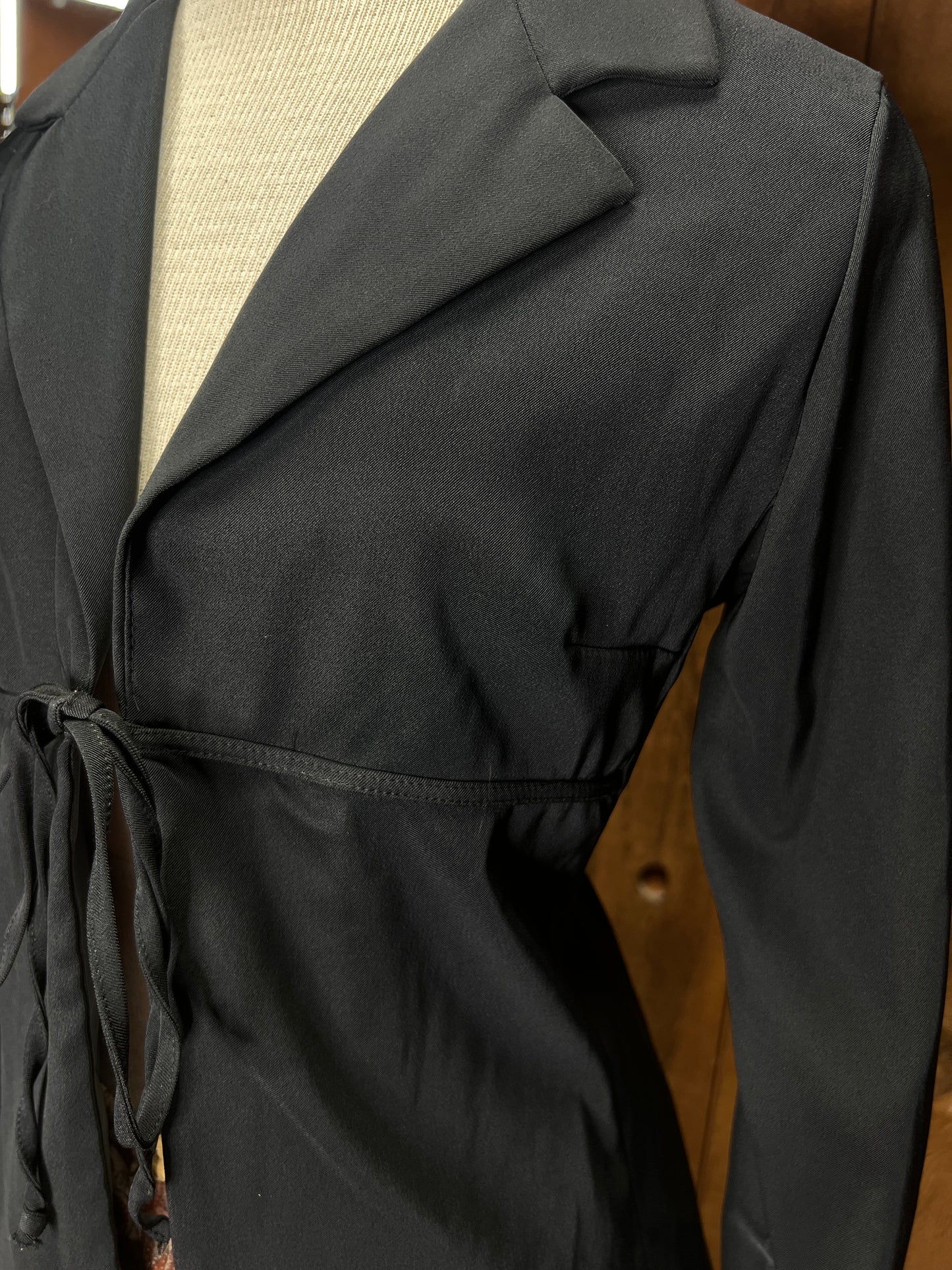Y2K Necessary Objects Blk Blazer M