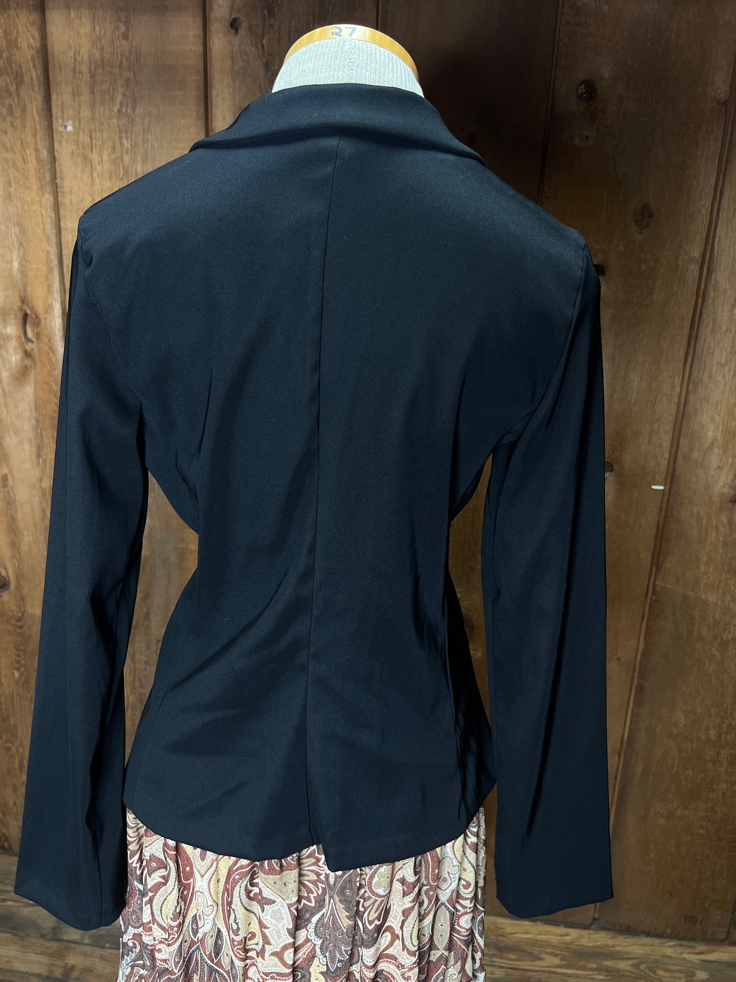Y2K Necessary Objects Blk Blazer M