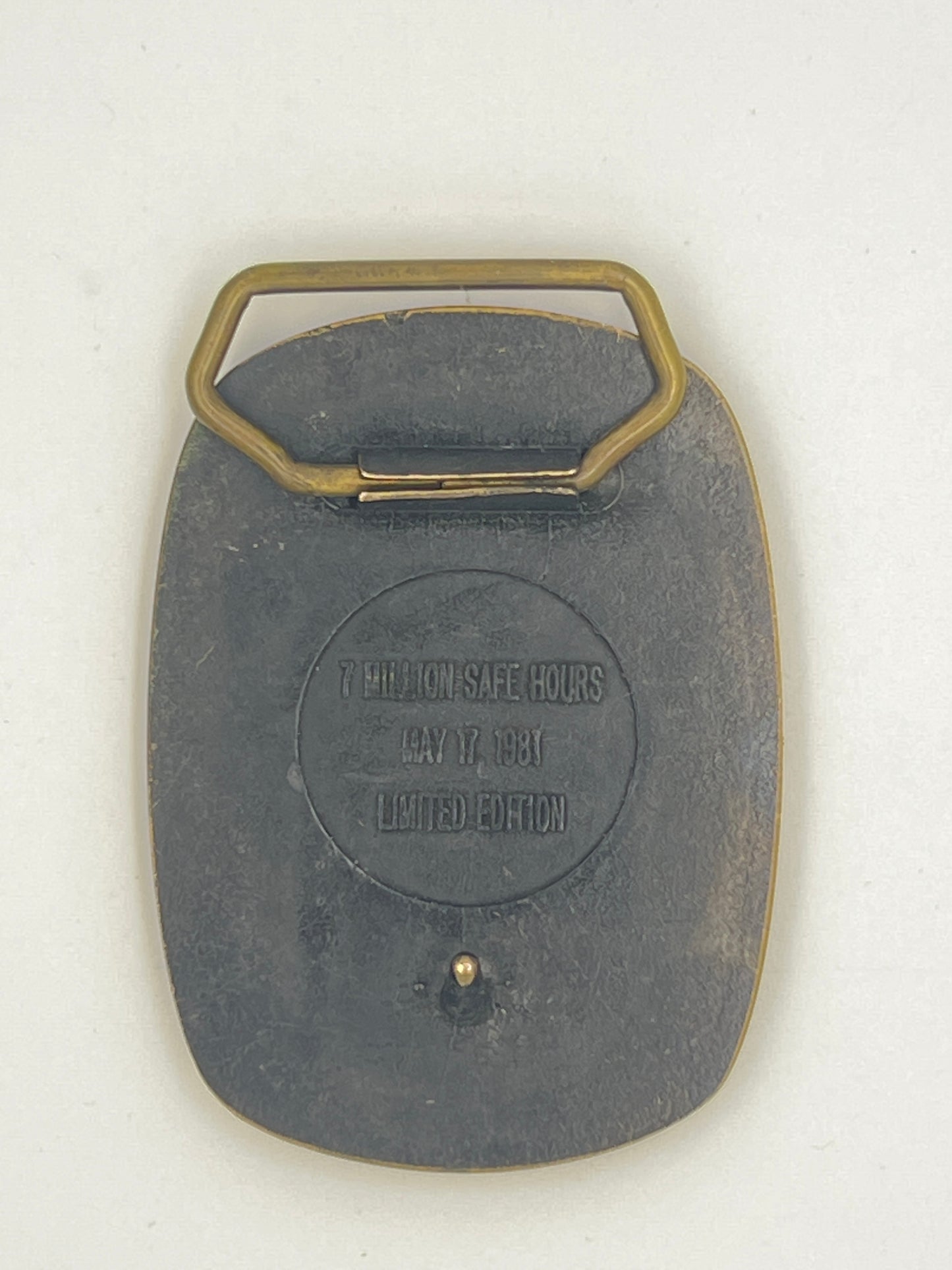 1981 Dowell "7 Million Safe Hours" Buckle