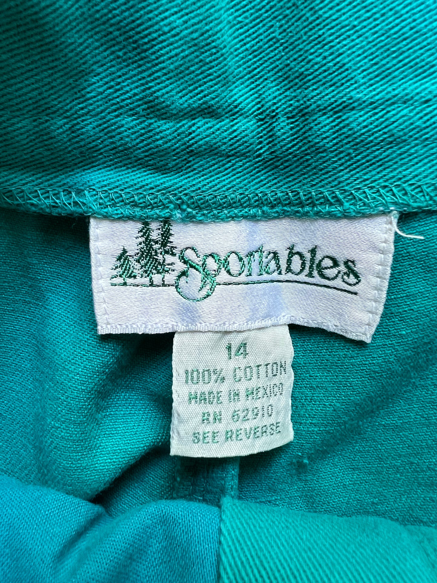 90s Sportables Teal Board Shorts W31