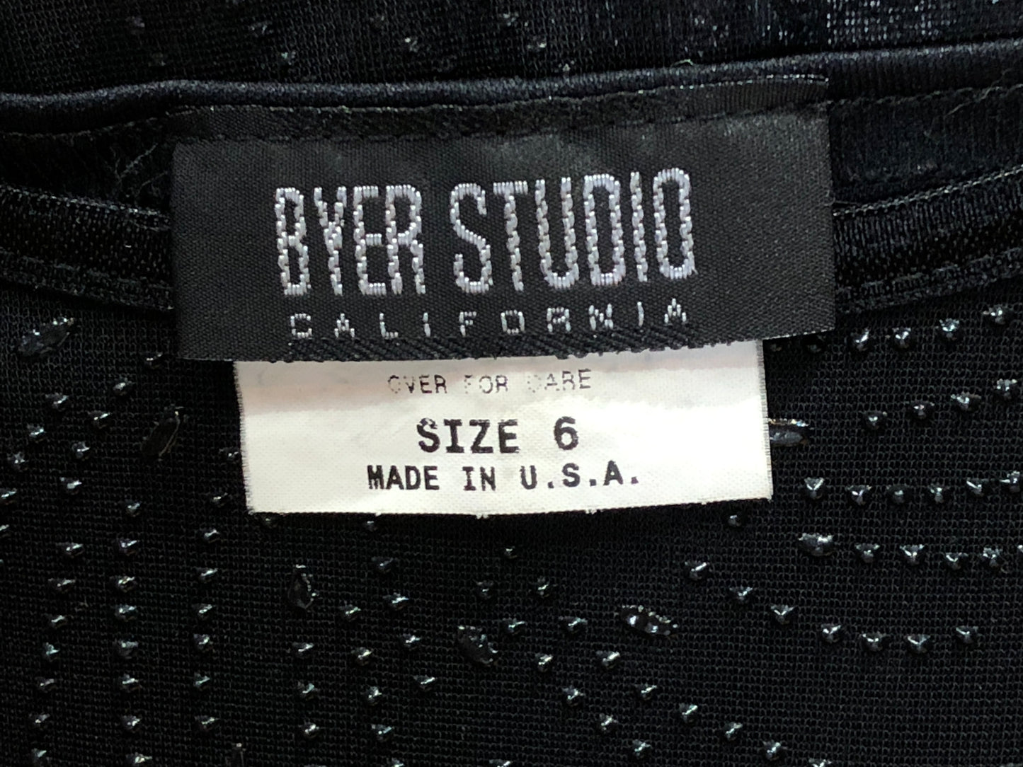 90s Byer Studio Black Sheath Maxi Dress S/M