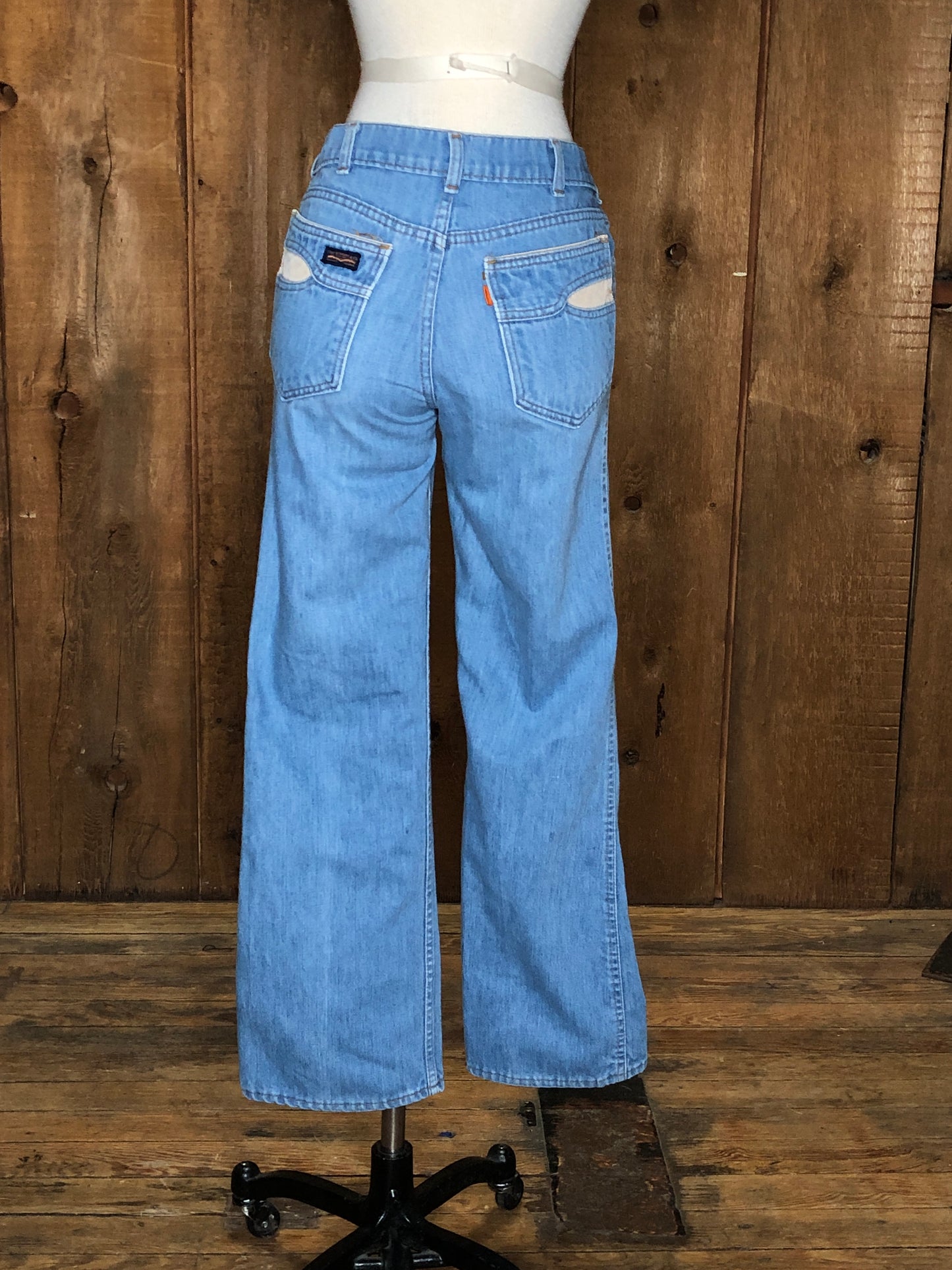 70s Levi Orng Tab Jean & Cord Flares w30