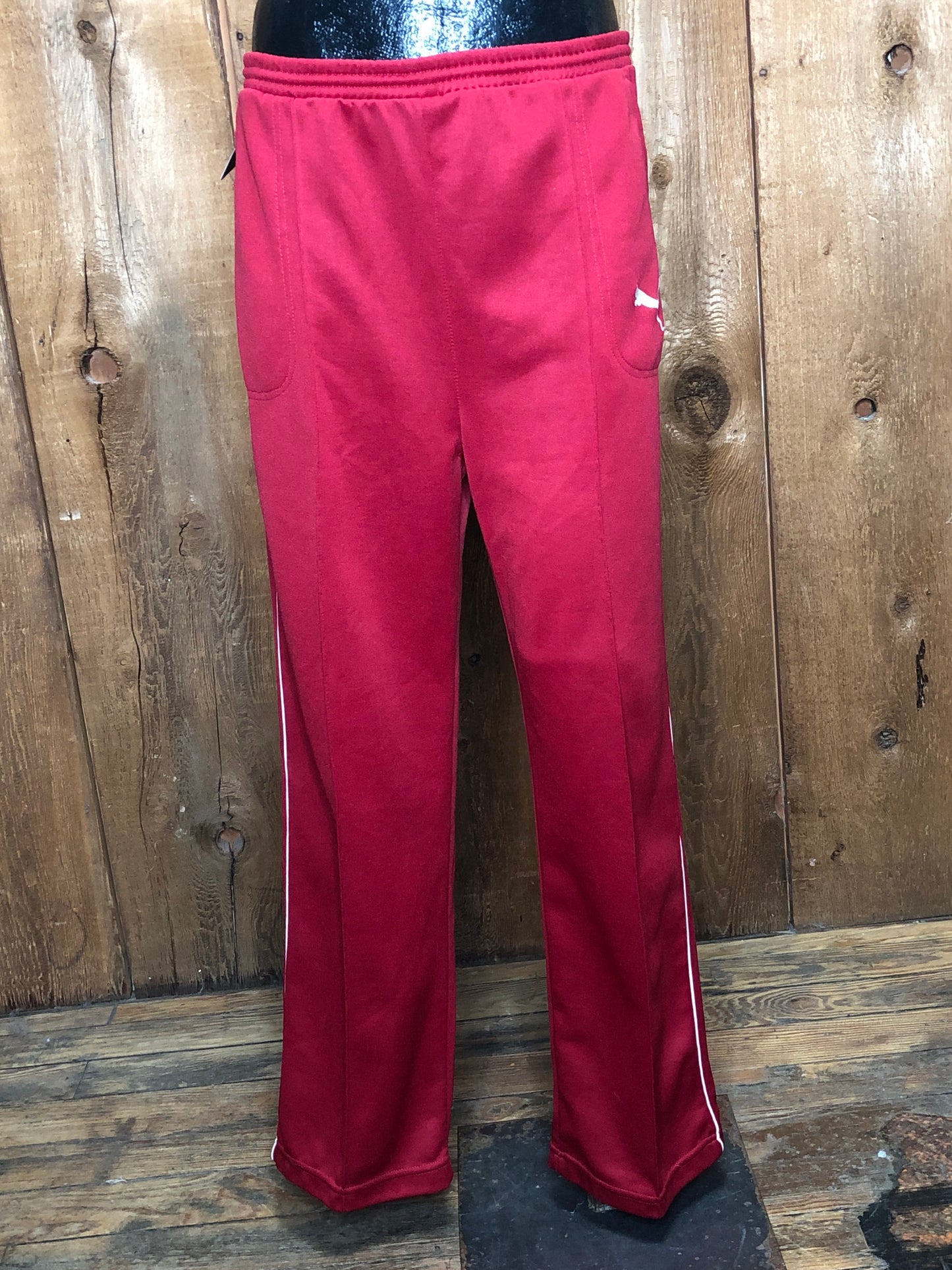 80s Puma Red Track Pants L