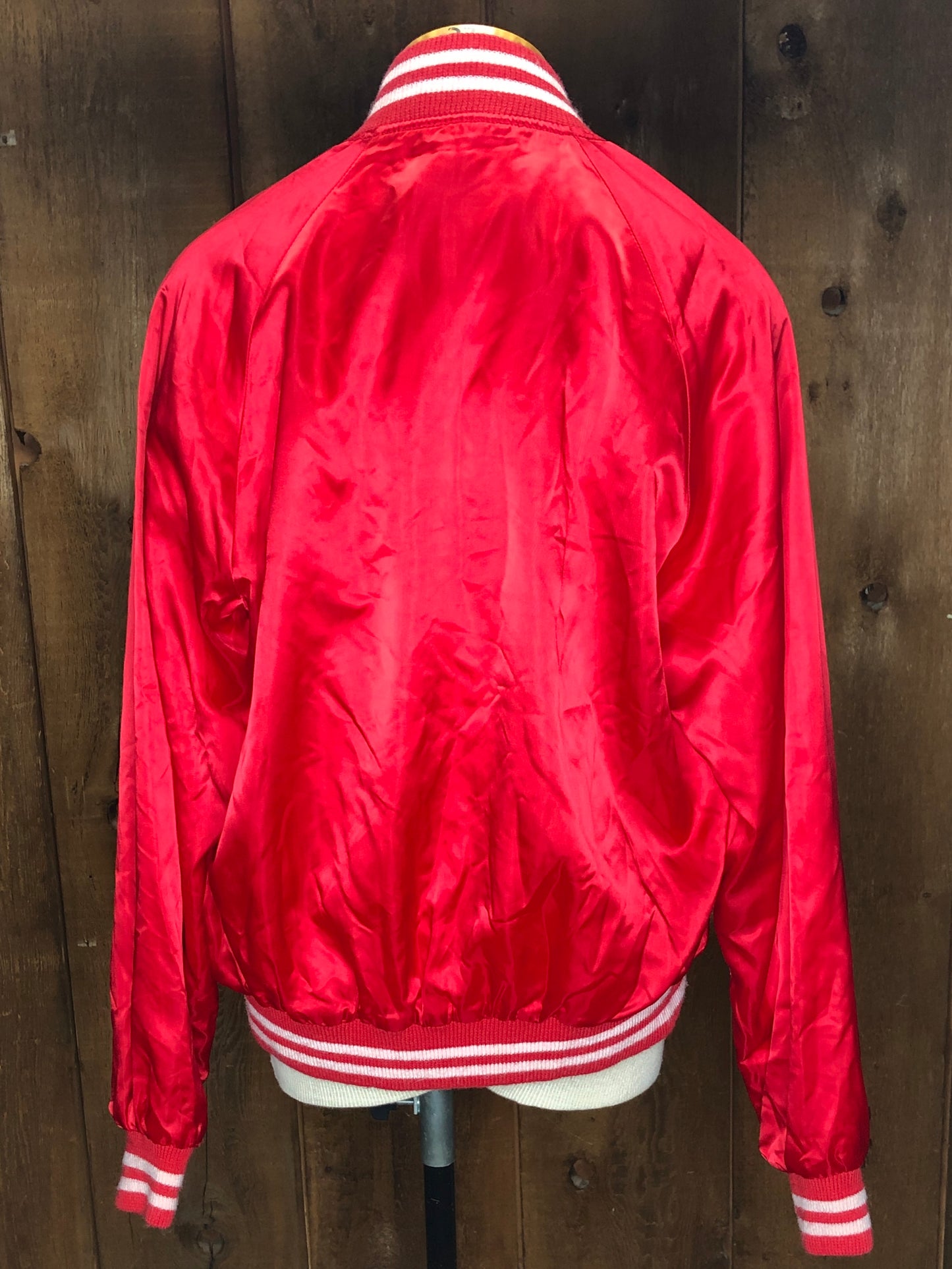 80s Coca-Cola Satin Jacket M