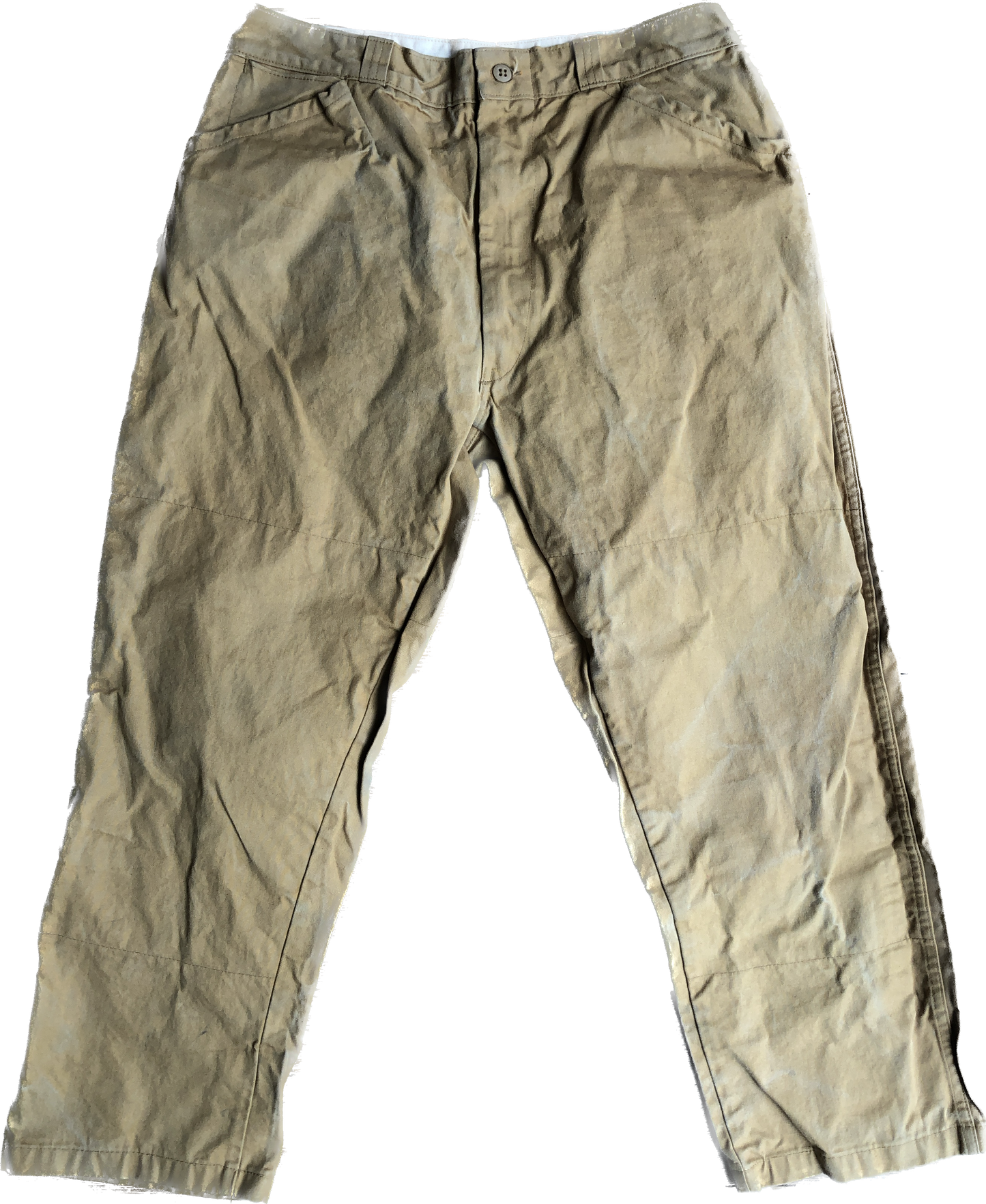 70s Sears Waxed Khaki Sportswear Pants w32
