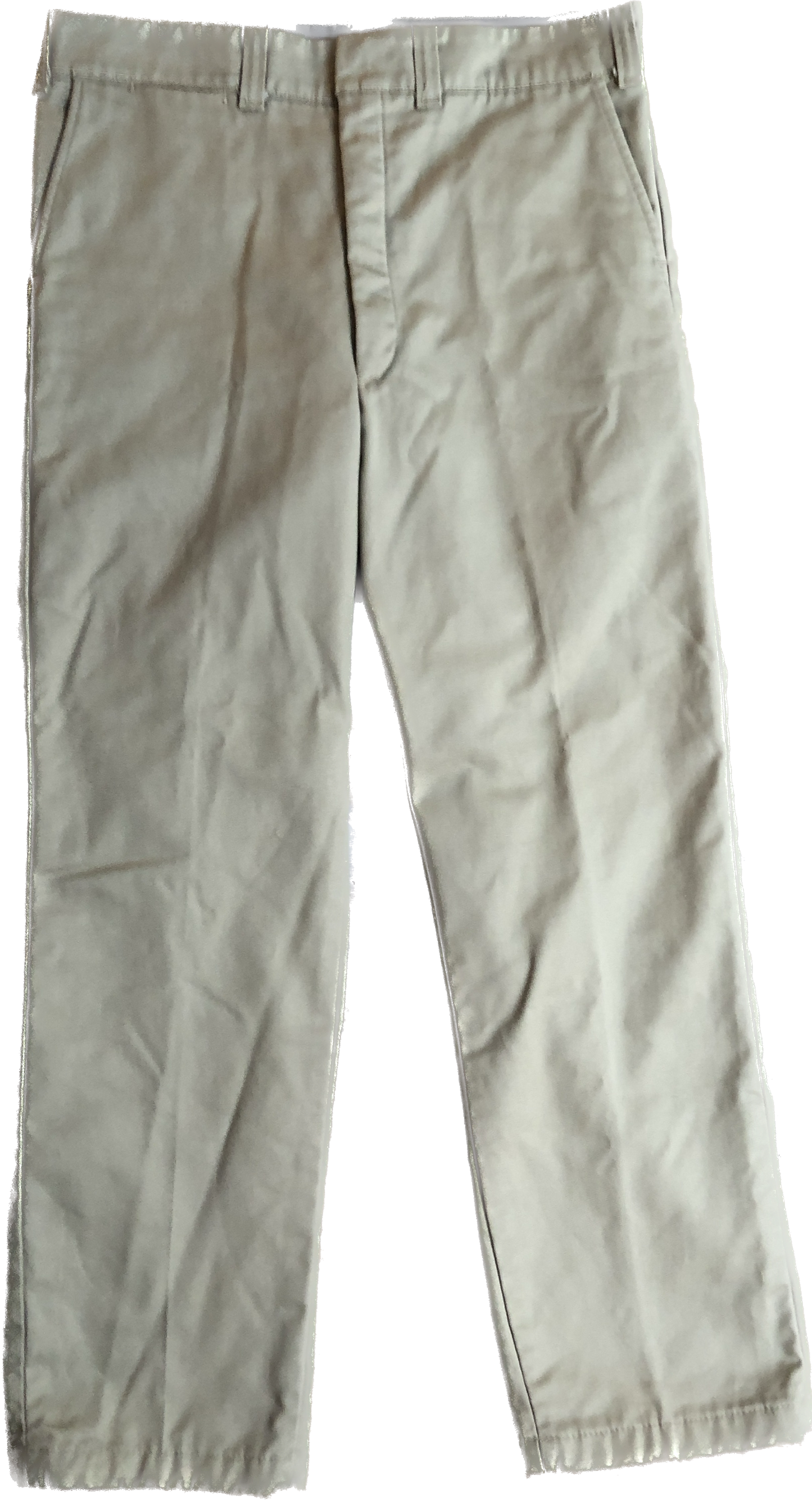 80s Flannel Lined Khaki Work Pants NWOT W36