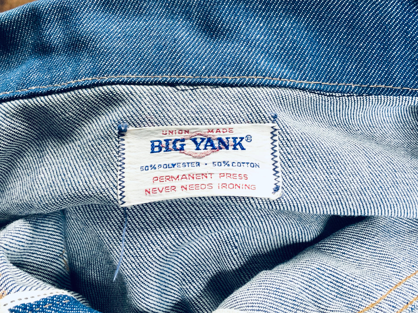 60s Big Yank Jean Jacket XXL