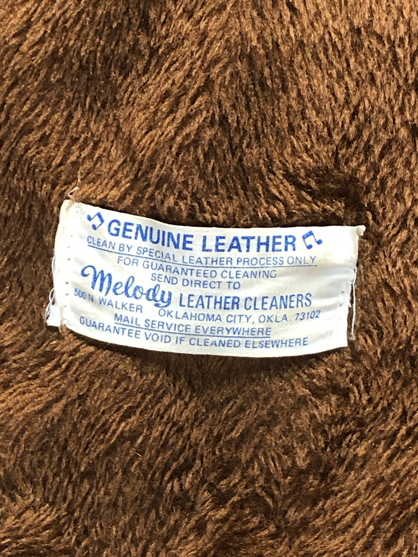 70s Pioneer Wear Suede Fleece Lined Coat L