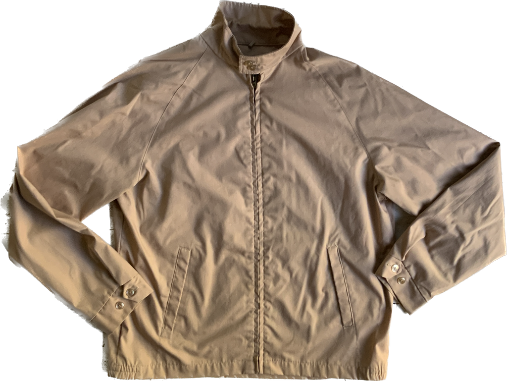 80s CAMPUS Khaki Nehru Zip Jacket      L