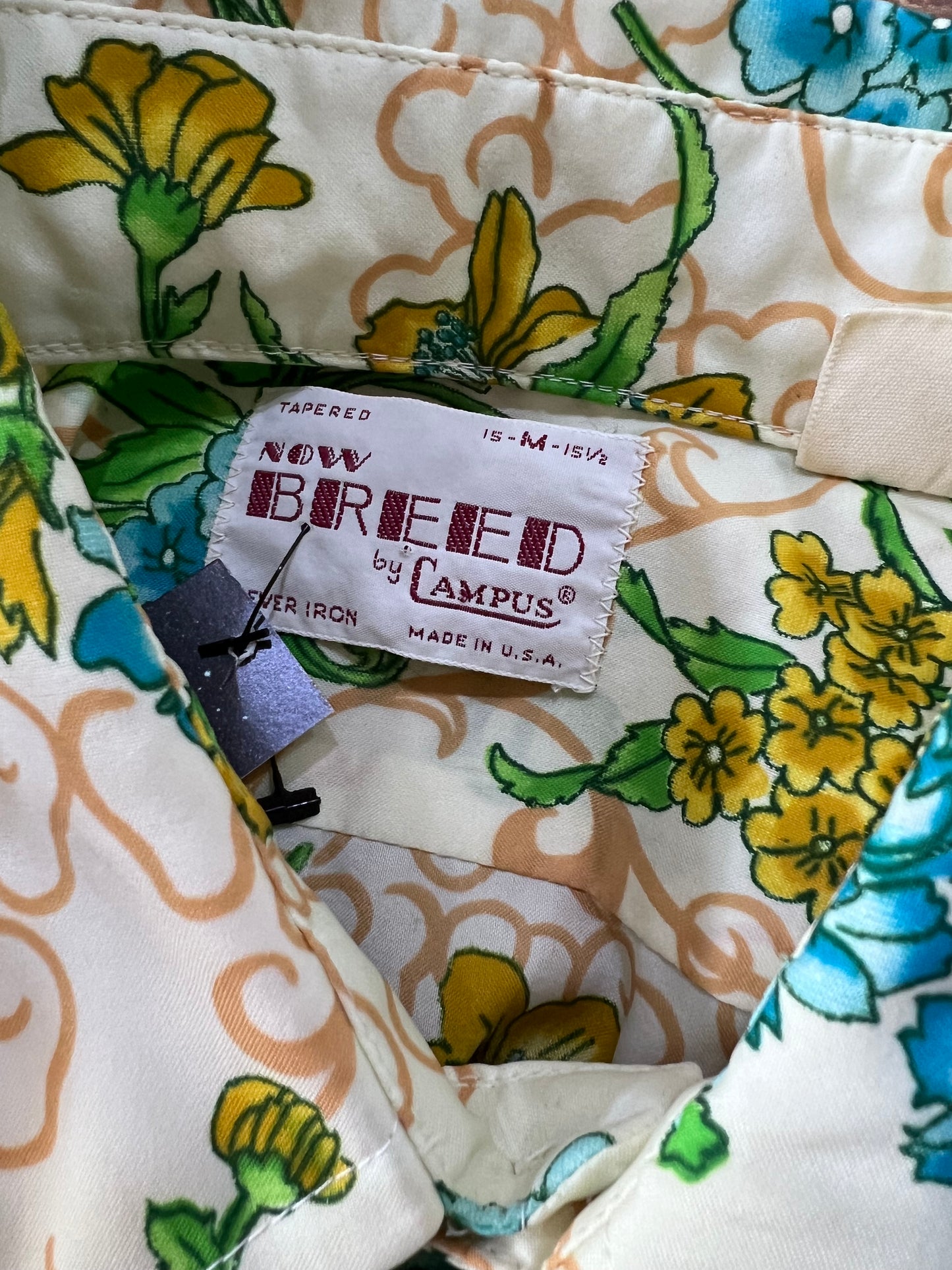 70s New Breed Yllw/Blue Shirt M