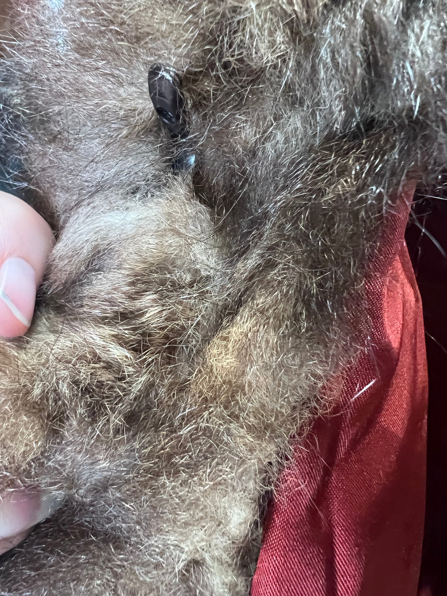 70s Opossum Fur Vest M/L