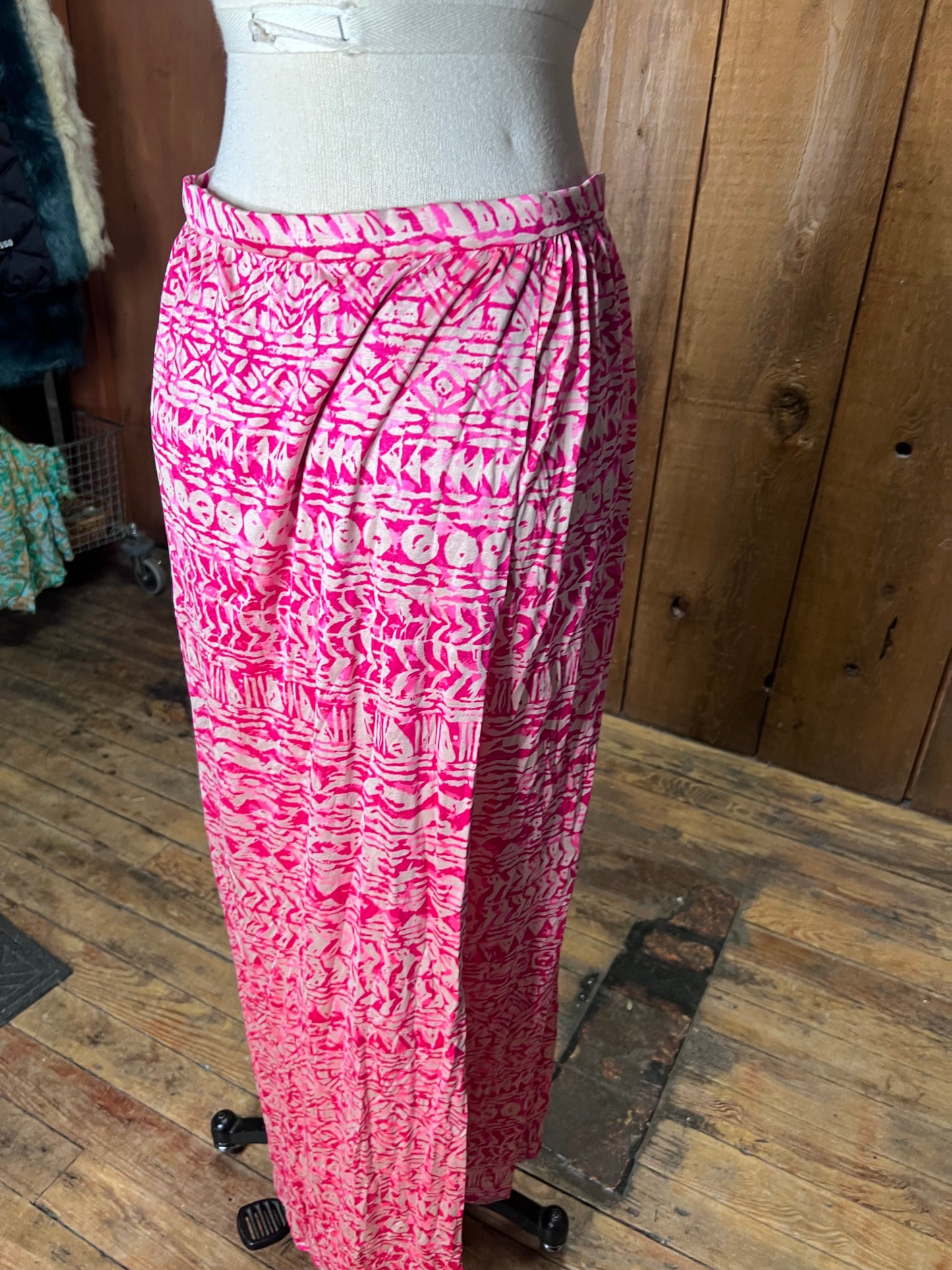 70s Halston Pink Secret Pants W30