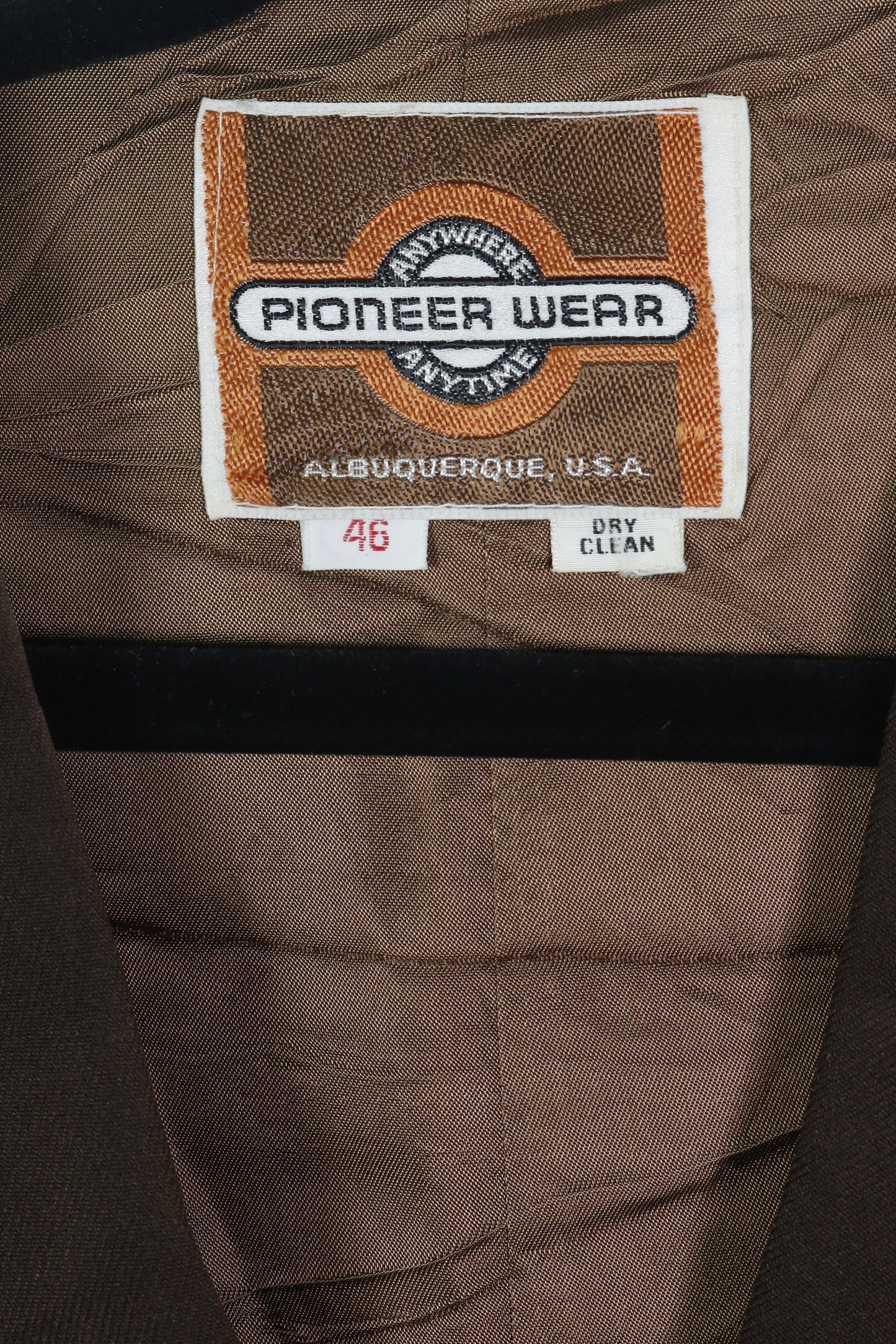 70s Pioneer Wear Brown Vest L