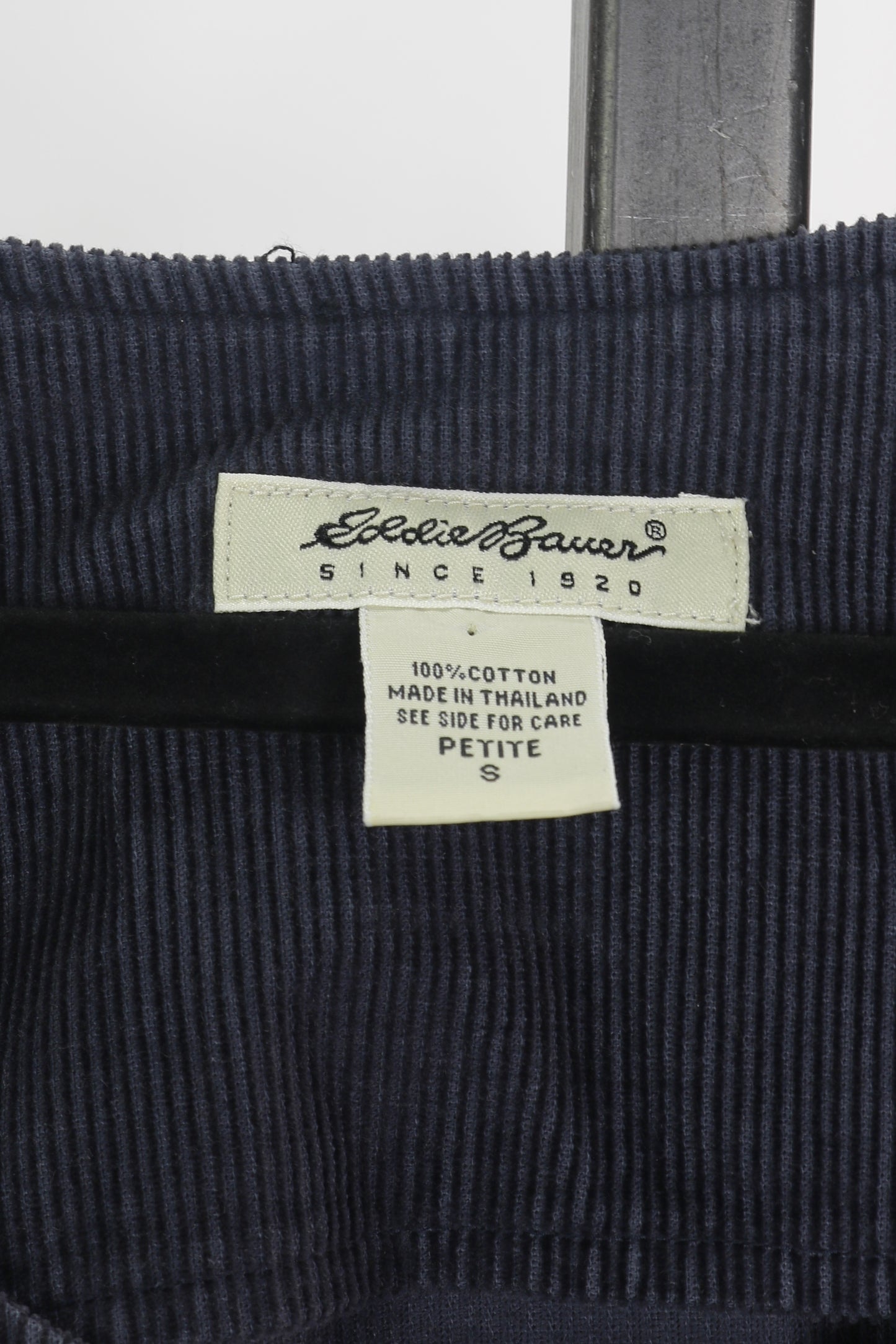 90s Eddie Bauer Navy Corduroy Dress S