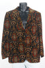 70s Cortefiel Velvet Paisley Blazer        S