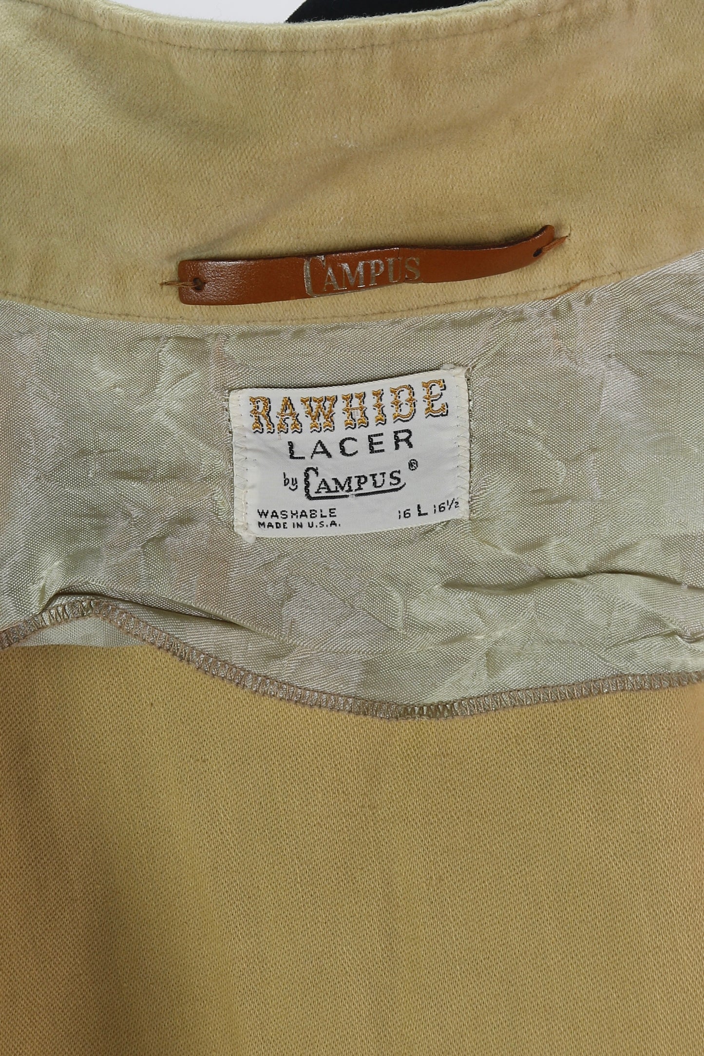 60s Campus Rawhide Lacer Shirt M