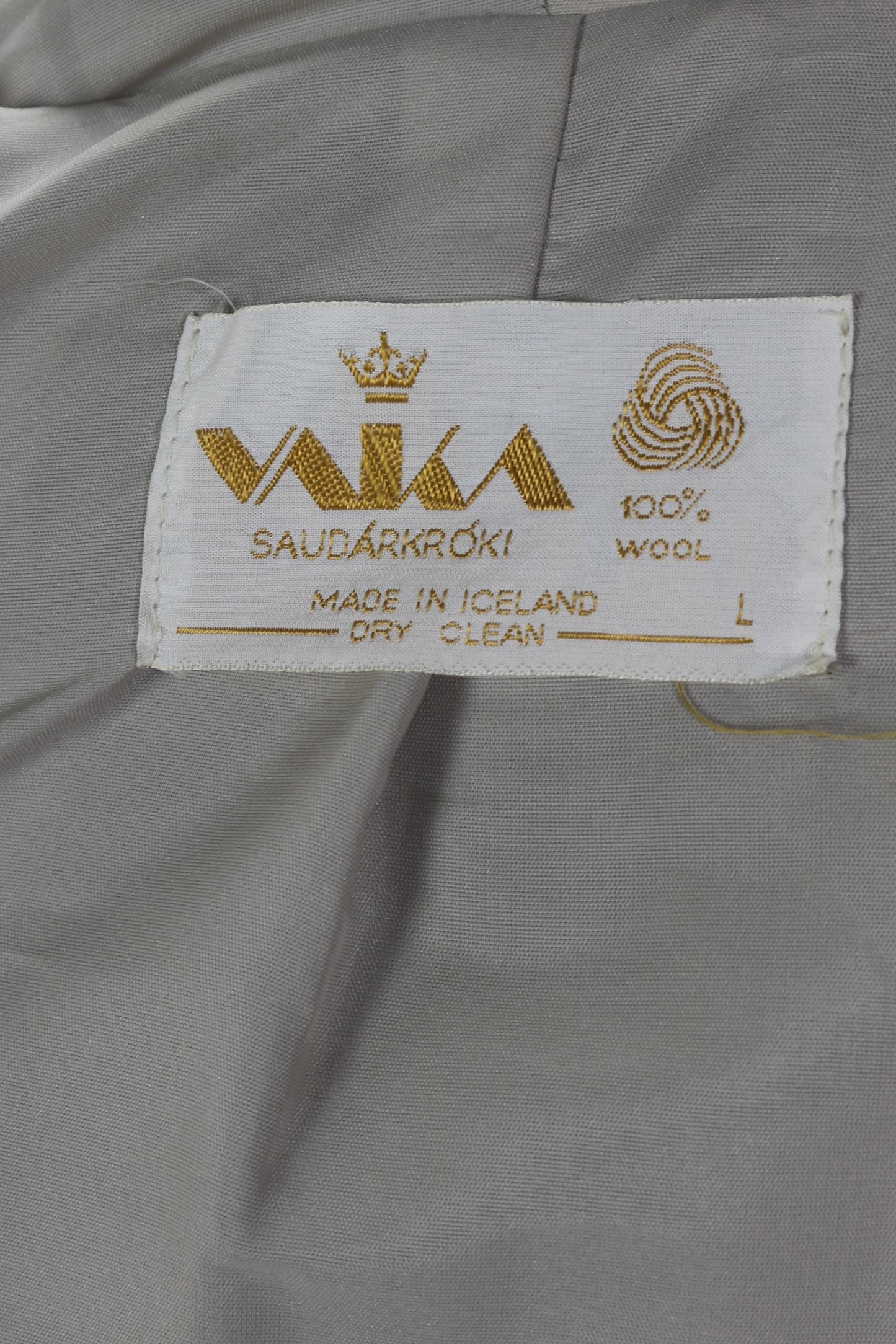 70s Icelandic Wool Hooded Jacket M