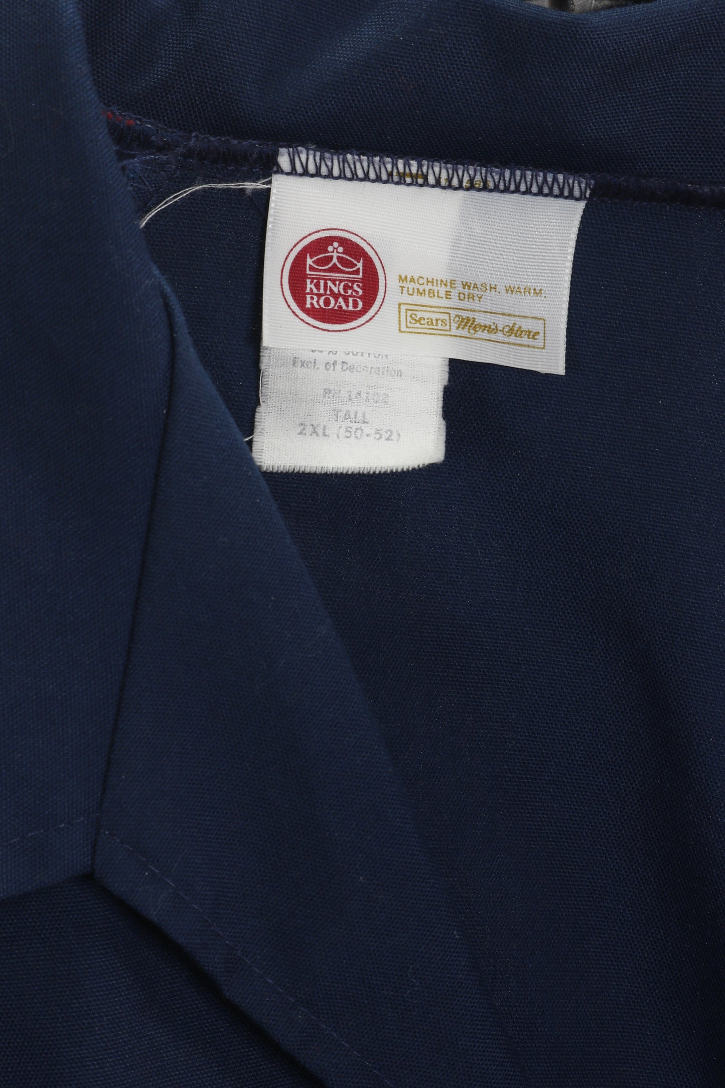 70s Kings Road Navy/Terry Shirt XXL