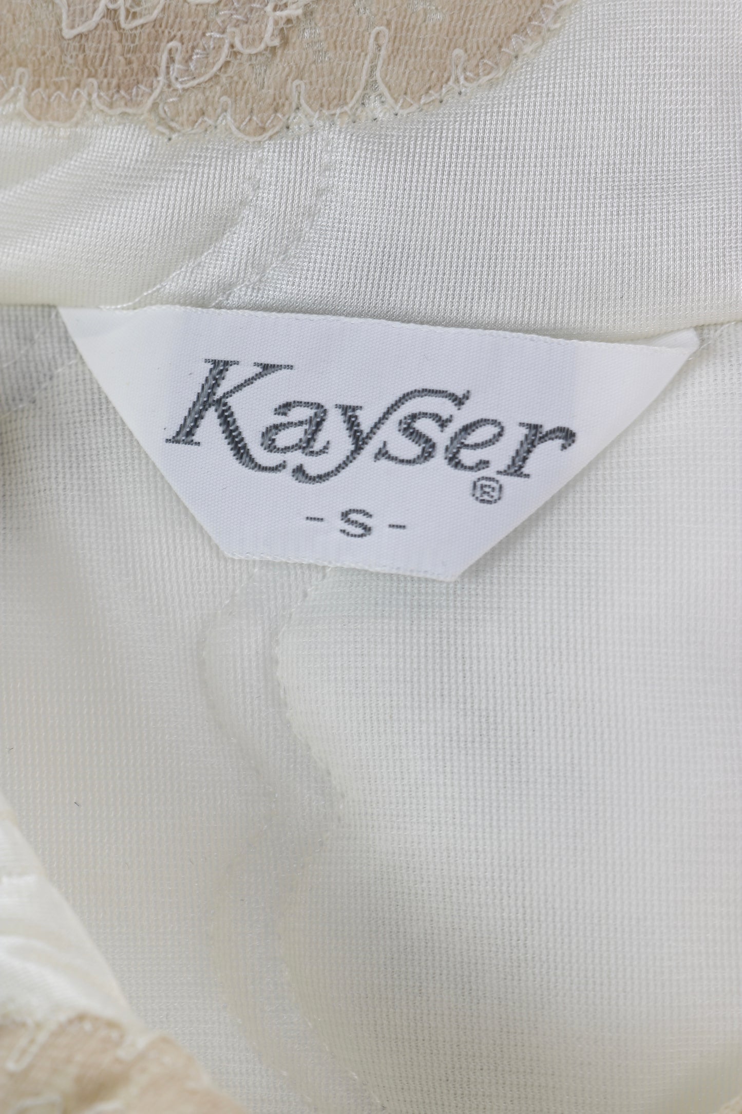 70s Kayser Ivory Quilted Bolero S