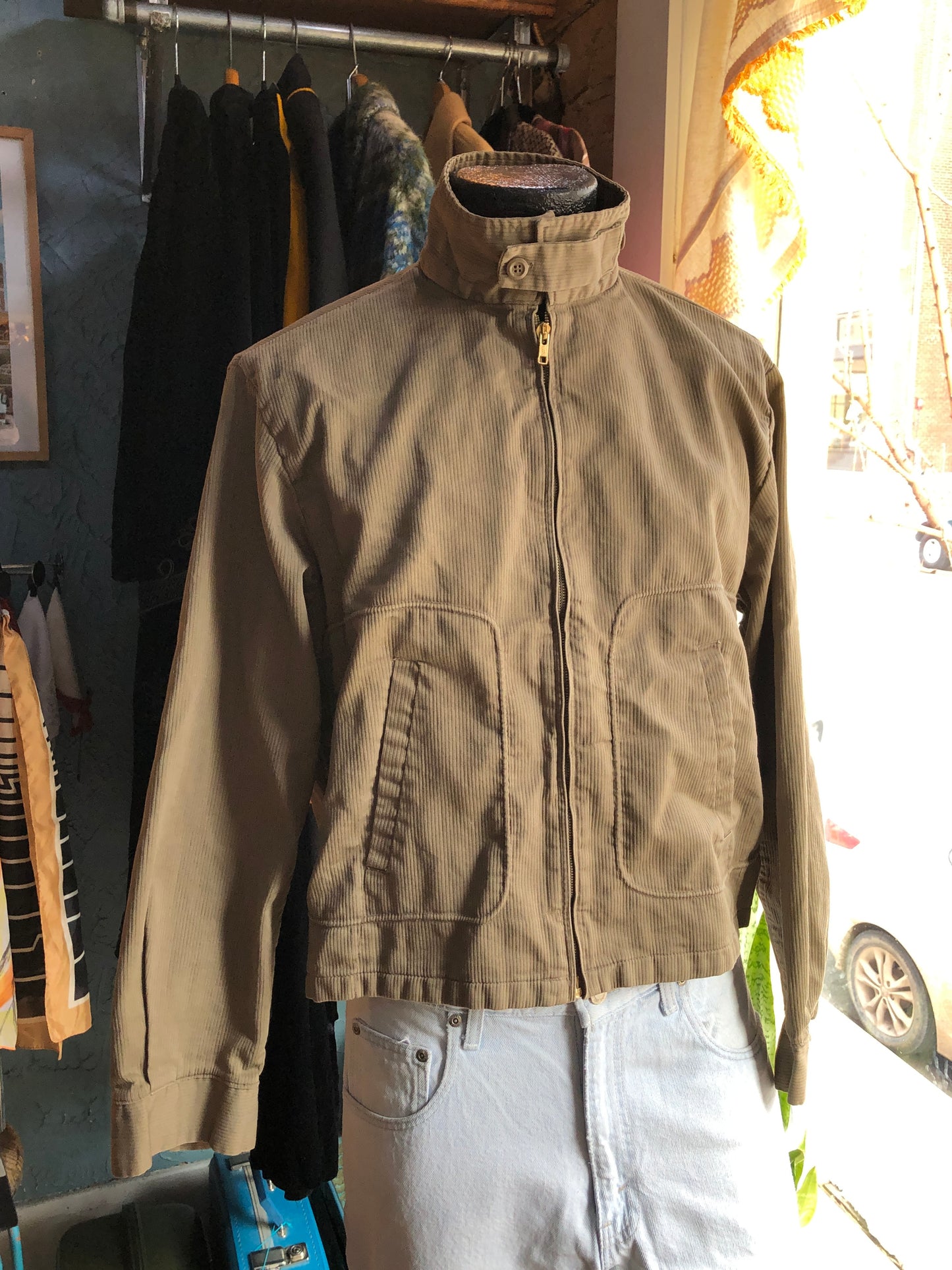 1950s Dan River Taupe Jacket L