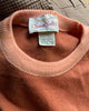 70s Susan Scott Peach/Brown Knit Tank Top        XL
