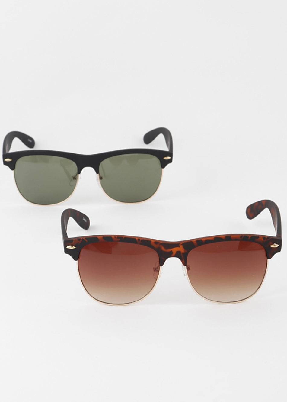Clubmaster Matte Sunglasses