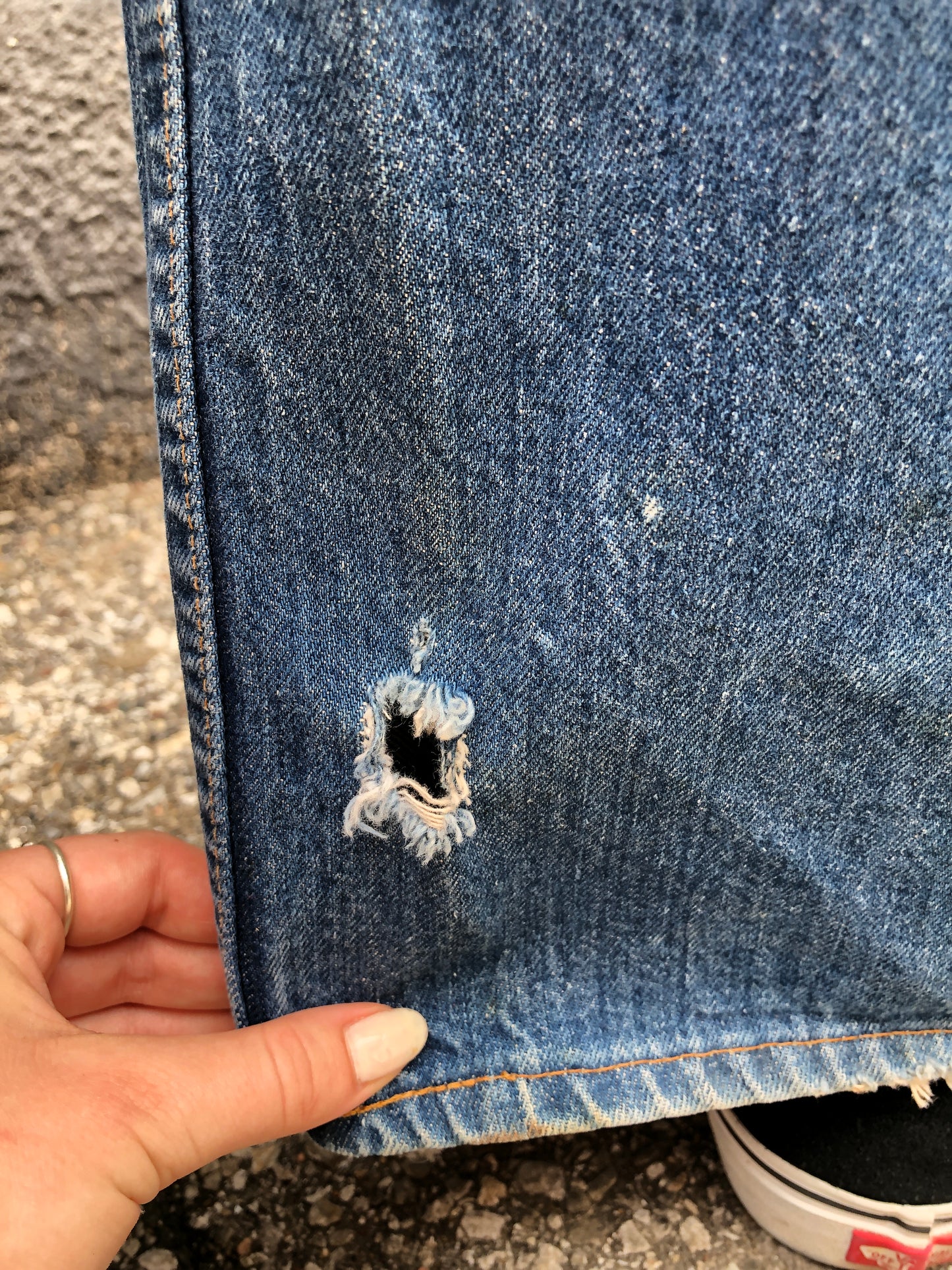 70s Levis Orange Tab Bell Bottoms 0217 W36