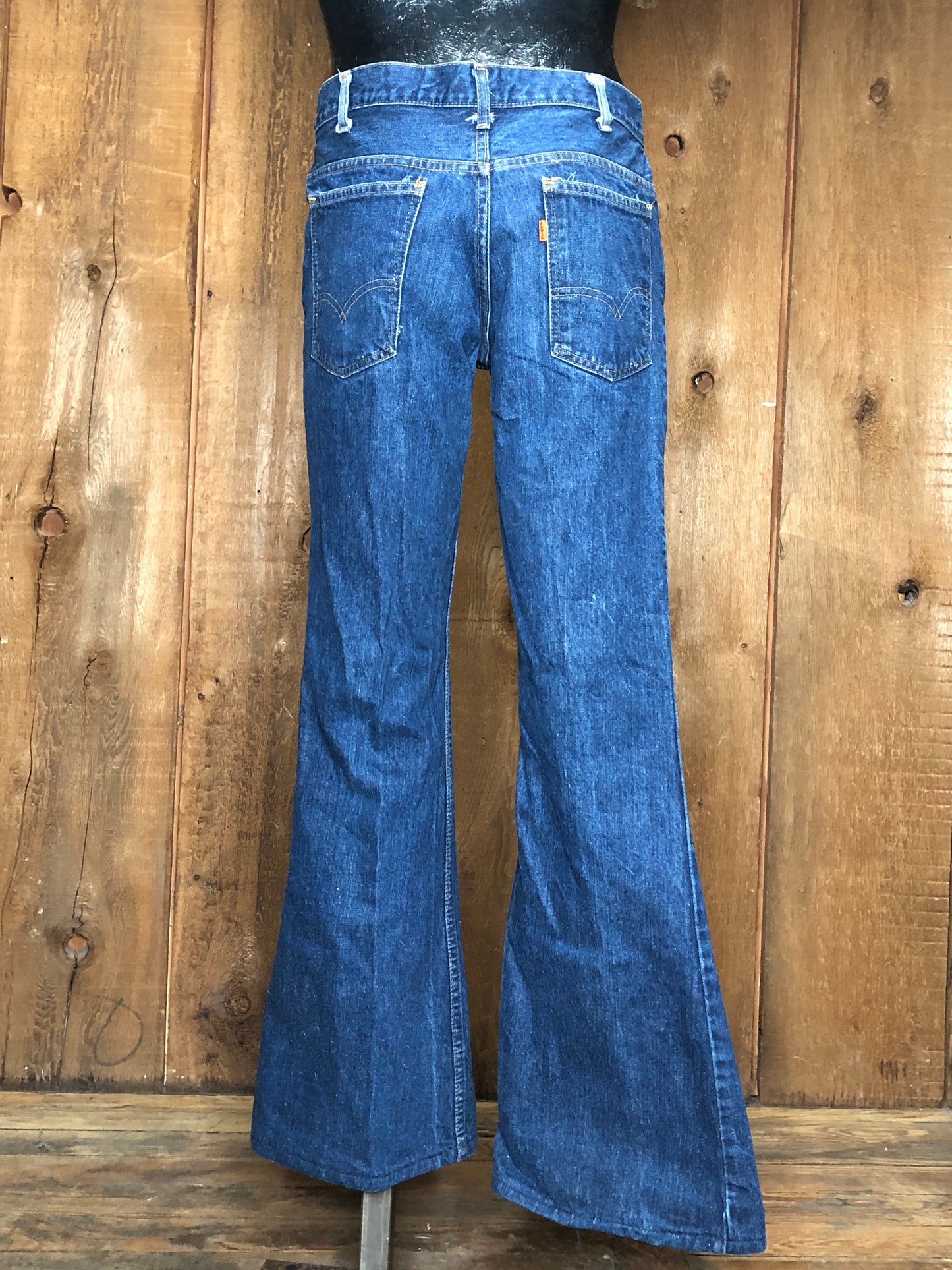 70s Levis Orange Tab Bell Jeans w32x36