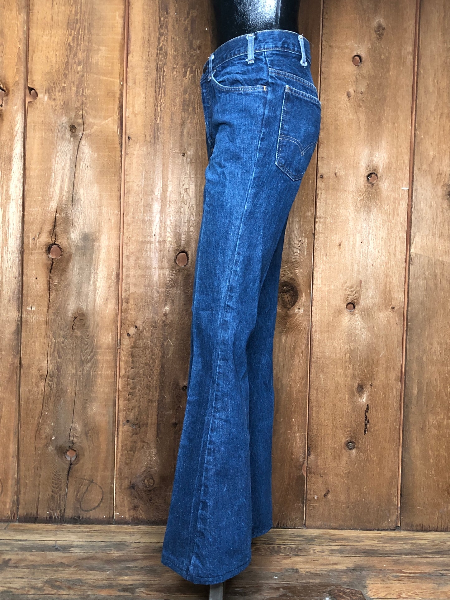 70s Levis Orange Tab Bell Jeans w32x36