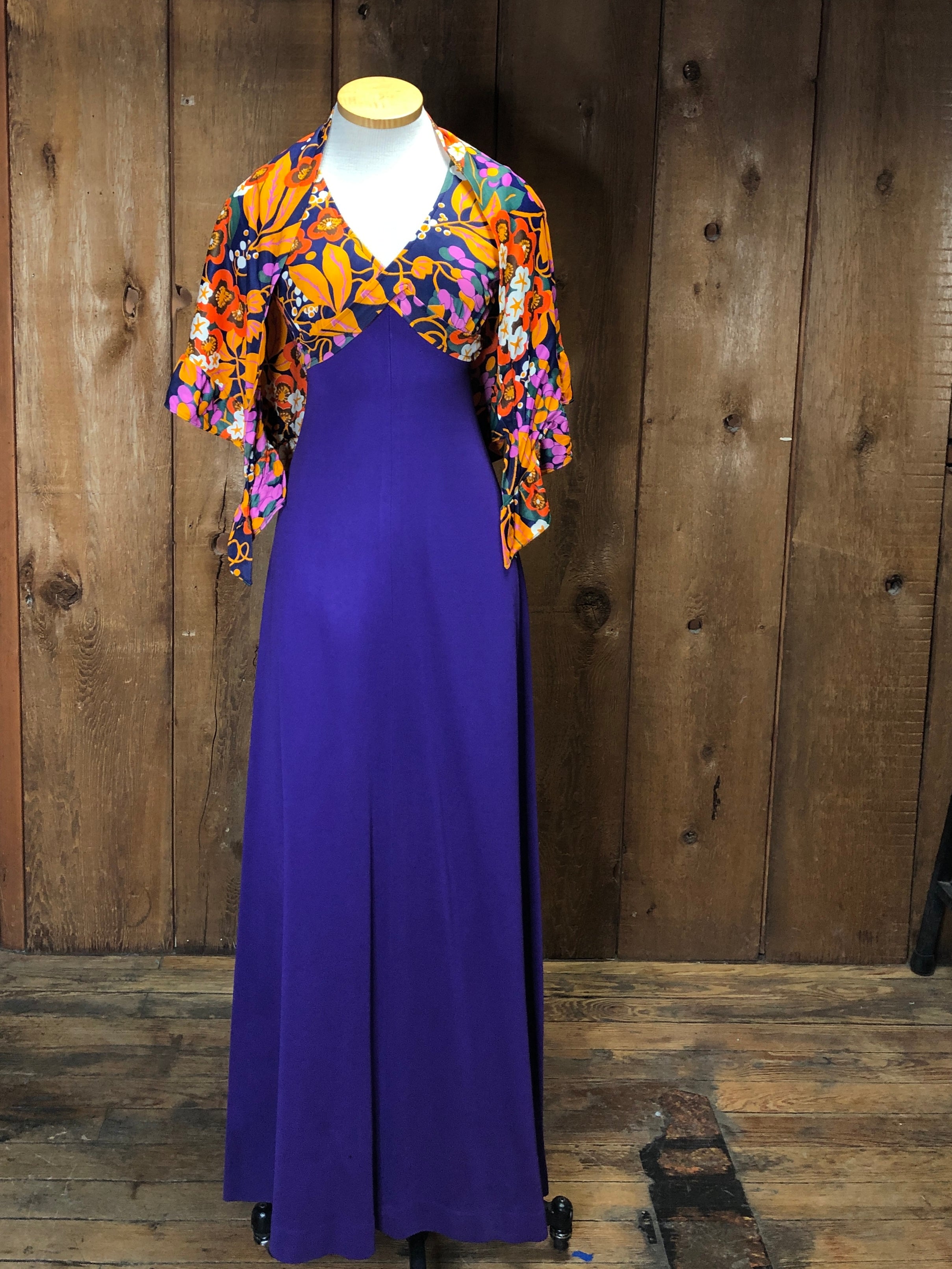 70s Patricia Fair Maxi Dress S – Maude Vintage 70s Patricia Fair Maxi Dress S – Maude Vintage