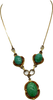 70s 1/20 12Kgf & Triple Amazonite Necklace