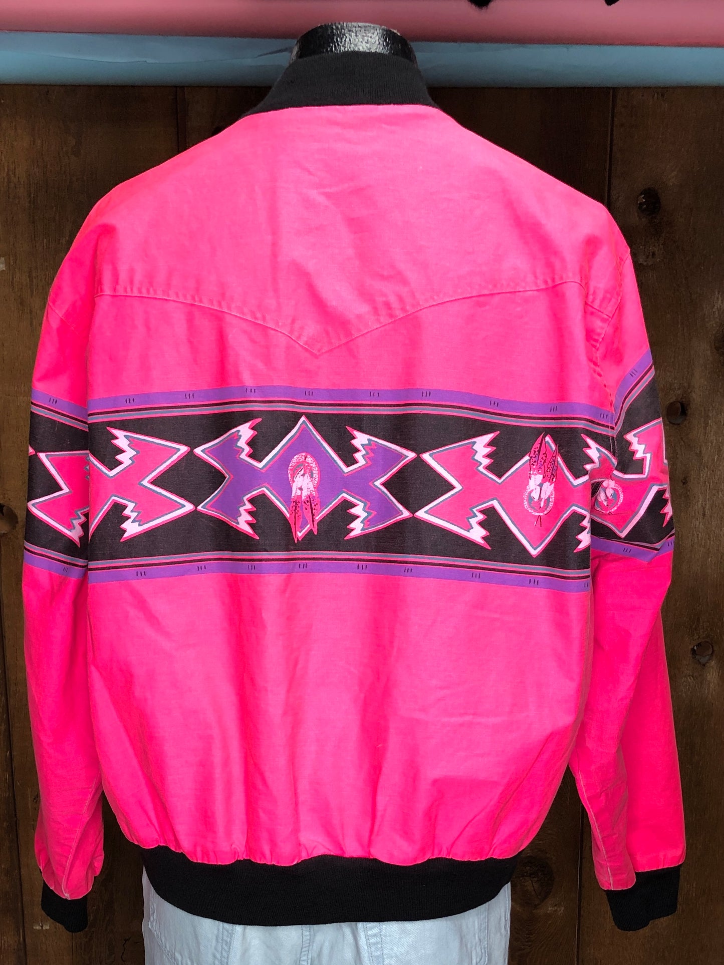 80s BrushPopper Pink Jacket XL
