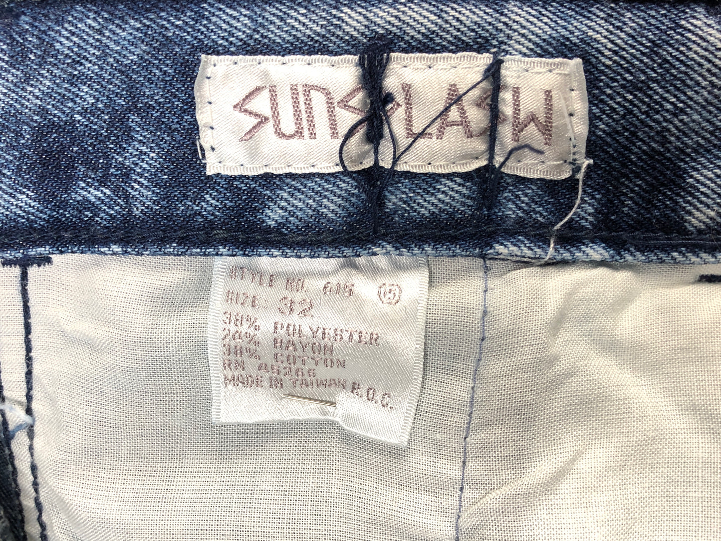 90s Sunsplash Acid Cargo Jeans W32