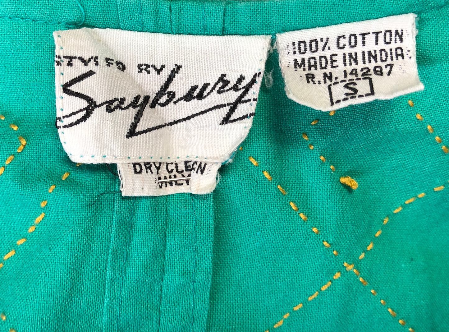 80s Saybury Pop-Art Kaftan S