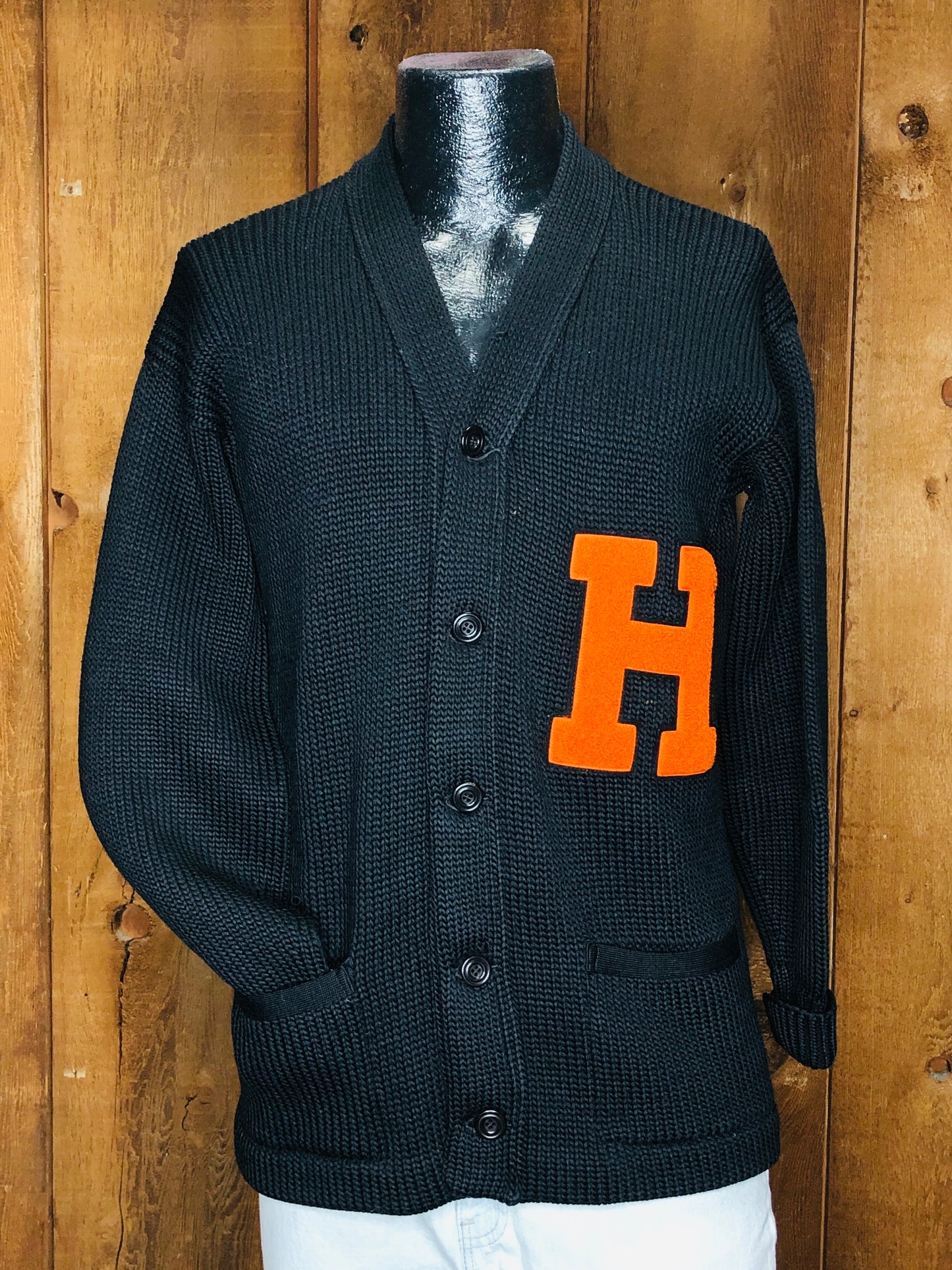 50s Wilson Letterman H Cardigan S(38)