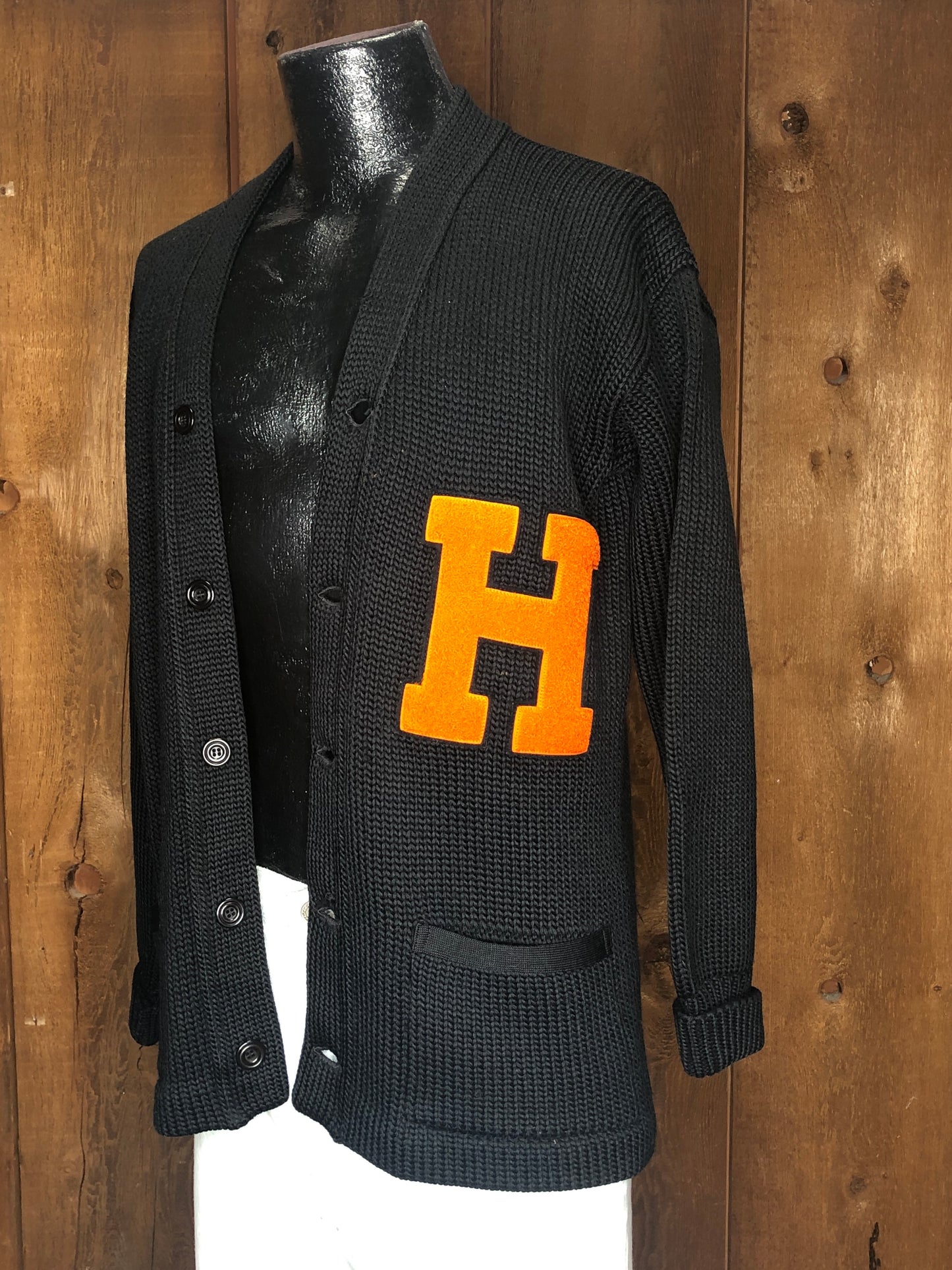 50s Wilson Letterman H Cardigan S(38)