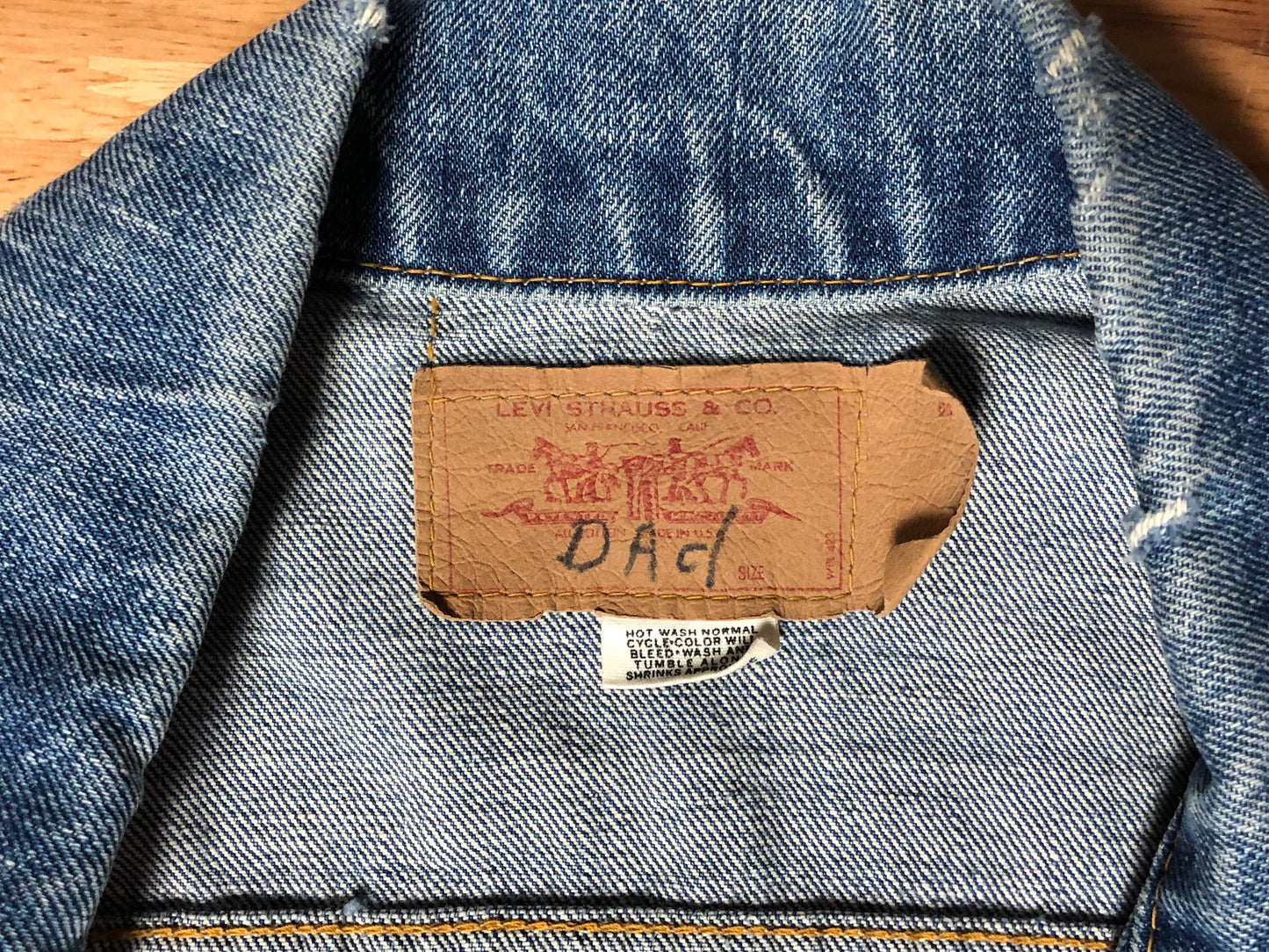 60s Levis BIG E Jean Type III Jacket S