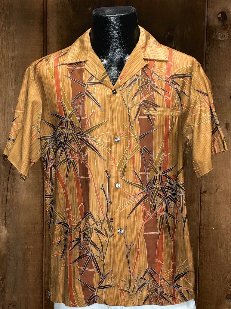 70s Malihini Bamboo Shirt        L