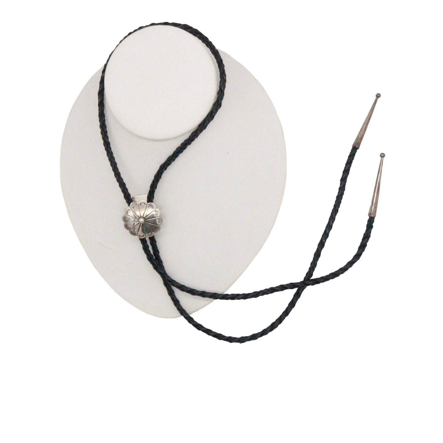 80s Sterling Starburst Bolo Tie