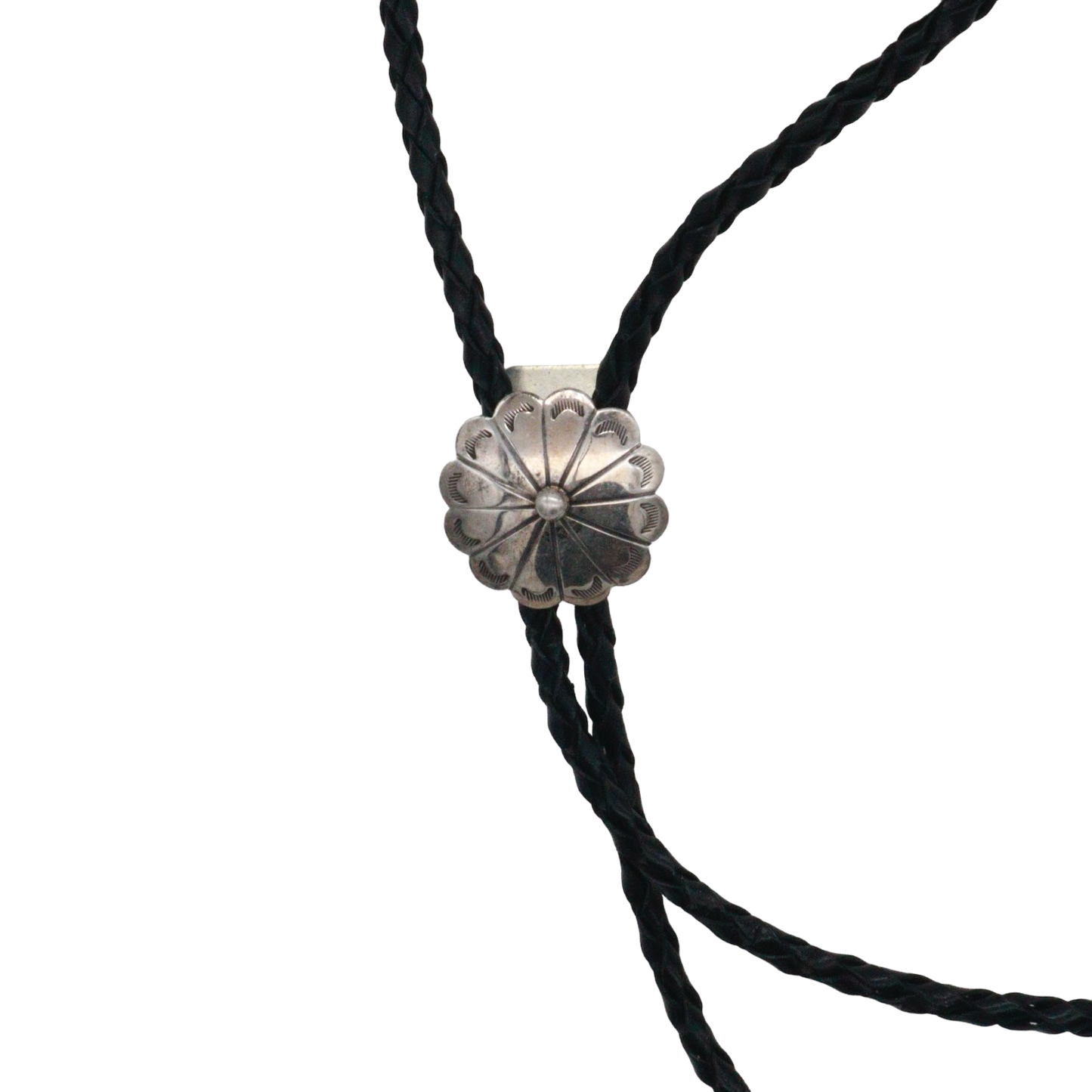 80s Sterling Starburst Bolo Tie