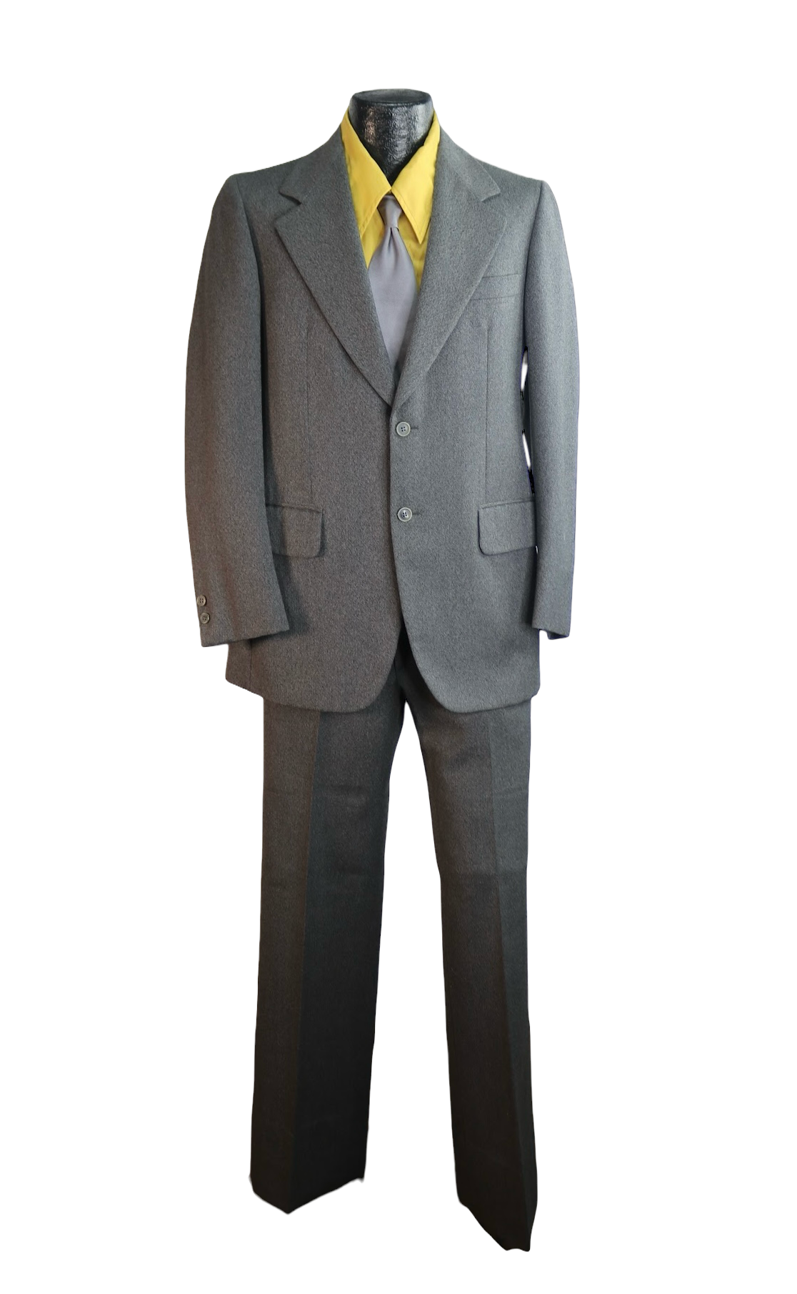 70s Brioni Charcoal Gray Suit w34