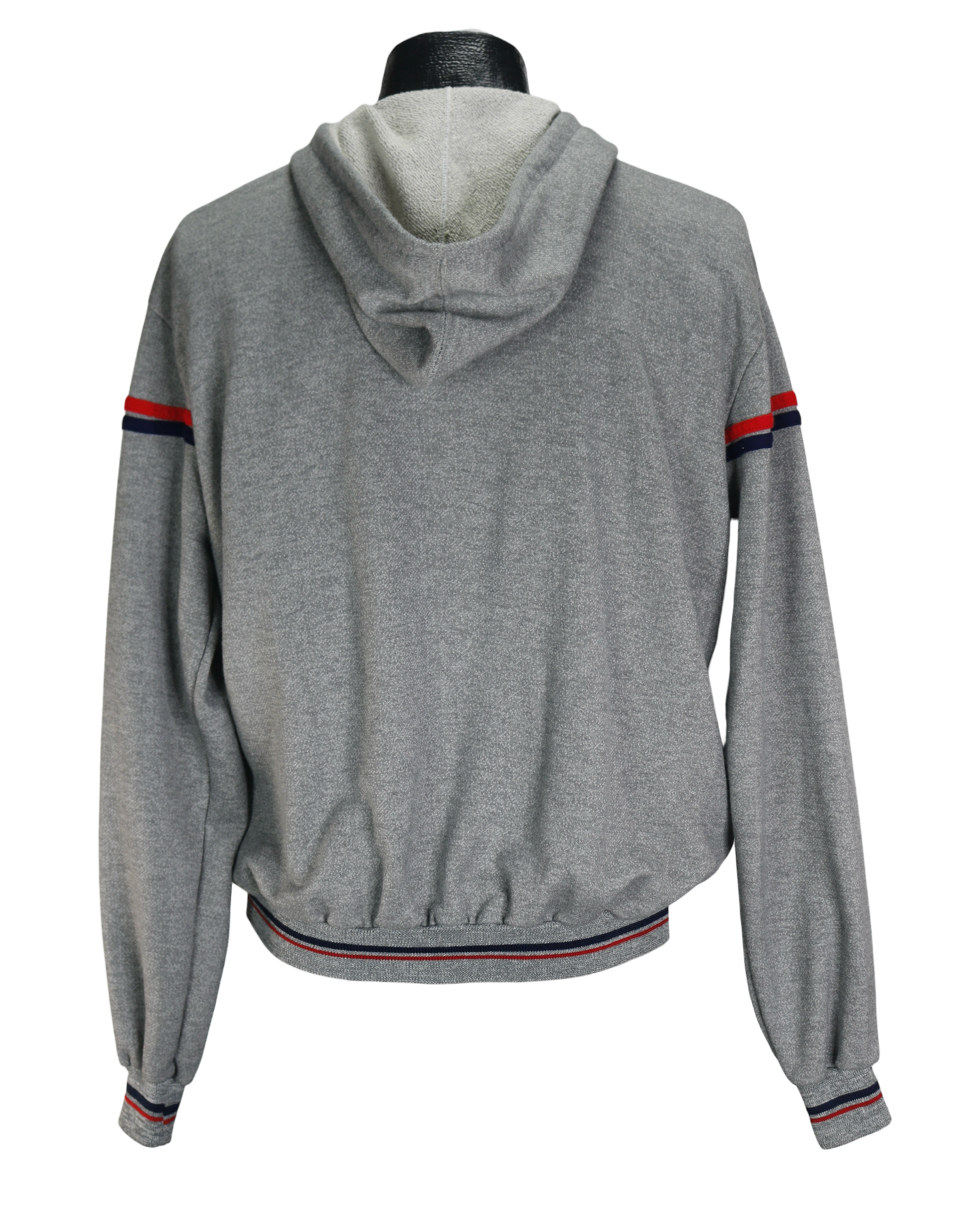 80s Nike Heather Gray Zip-Up Hoodie L