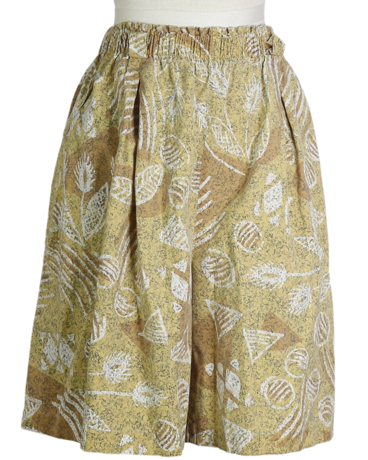 80s Sea Drift Mustard Yellow Shorts L