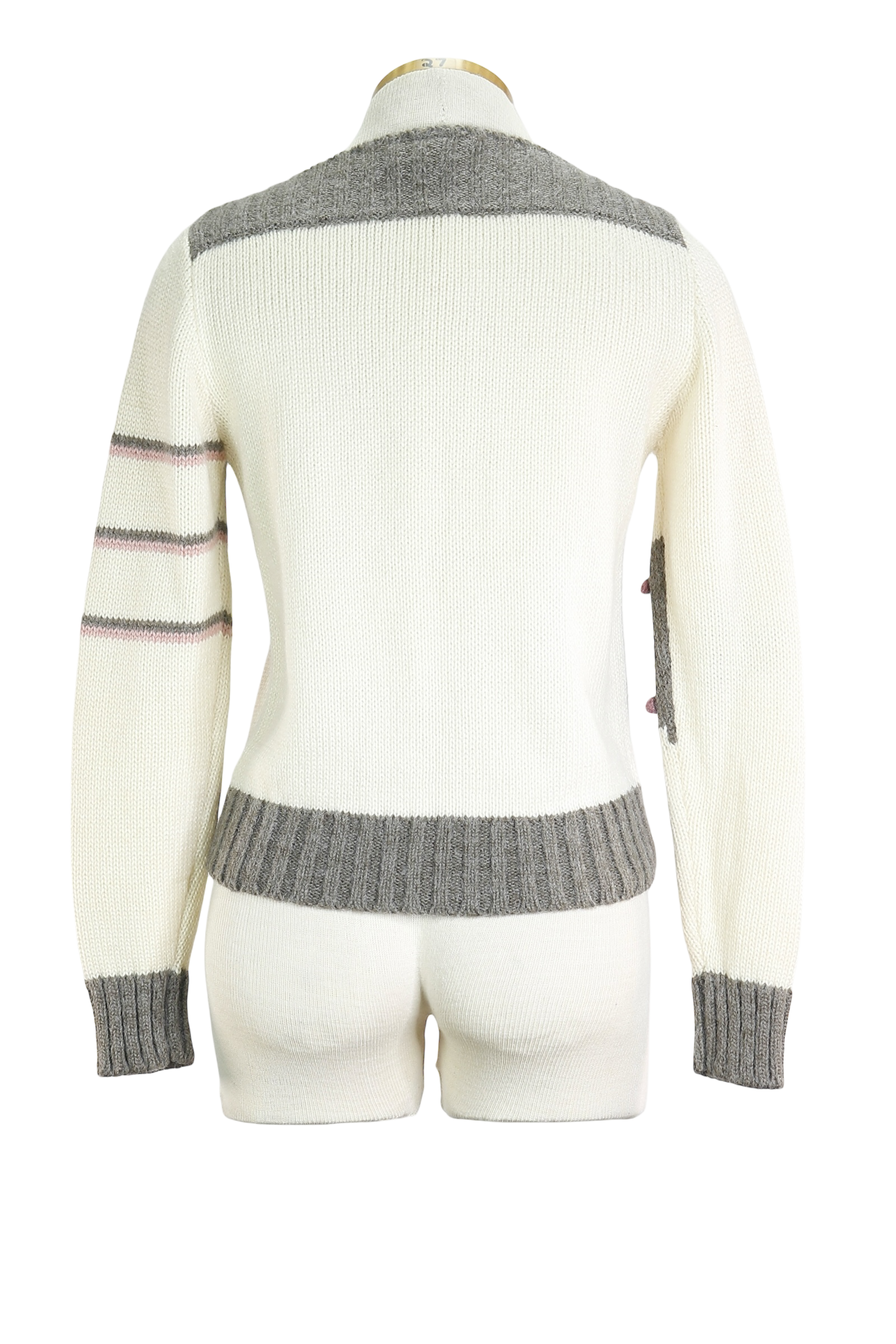 80s New Expressions Pom Sweater L