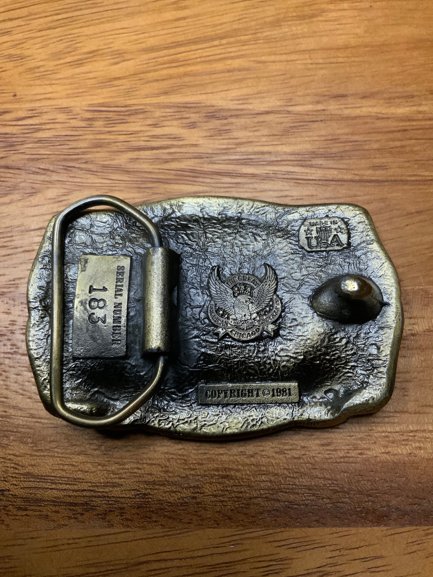 1981 Colorado Rockies Belt Buckle