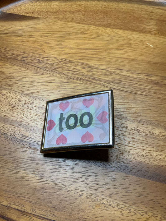 70s 'Too Cool' Lenticular Buckle