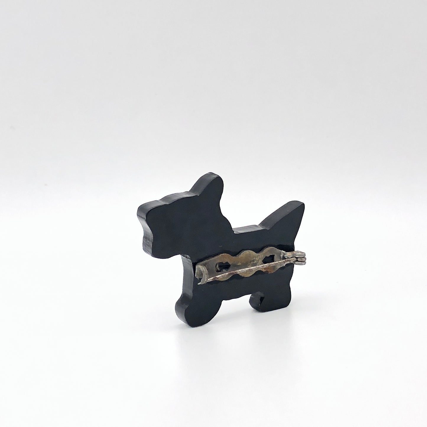 50s/60s Bakelite Scottie Dog Brooch