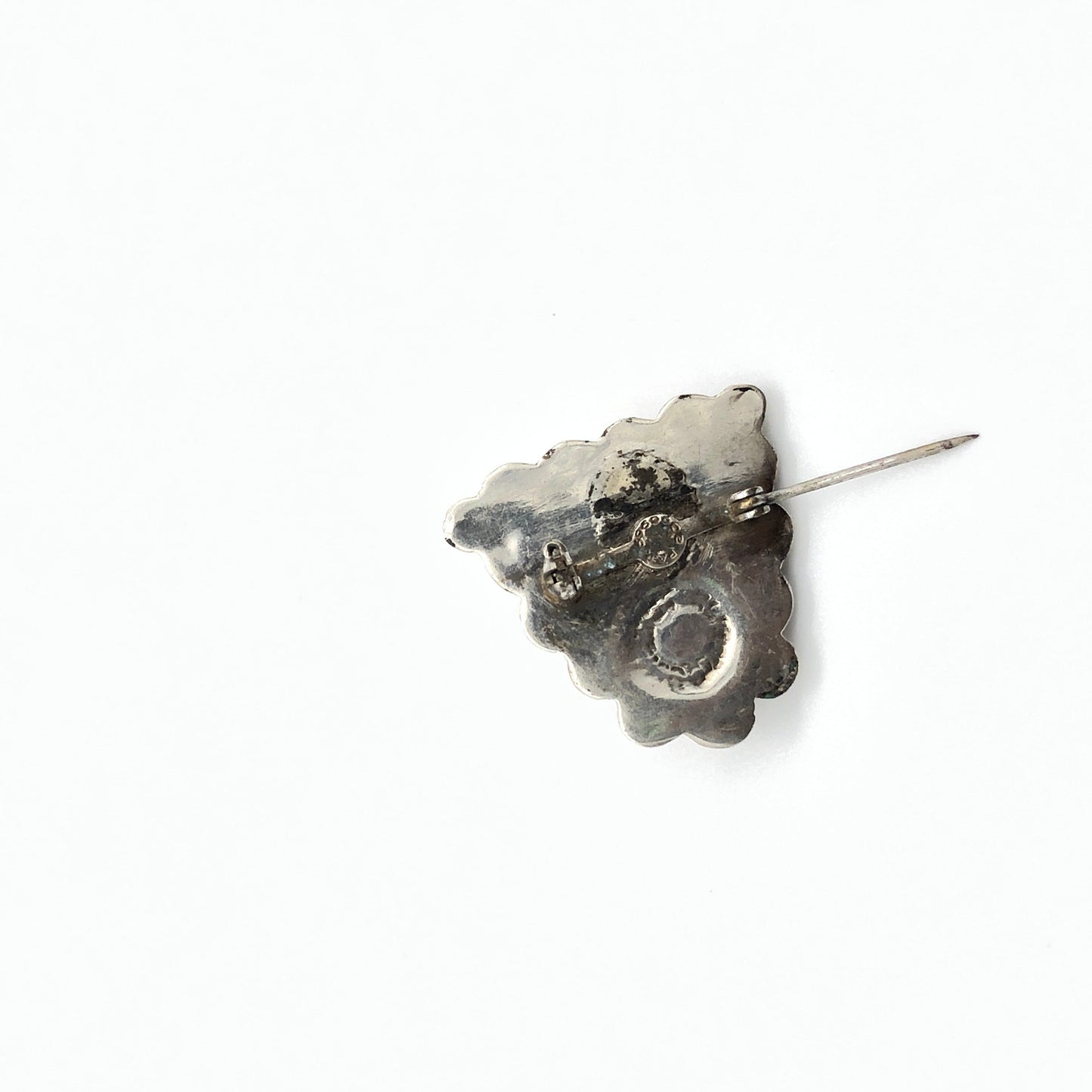 80s Sterling Iguala Aztec Brooch